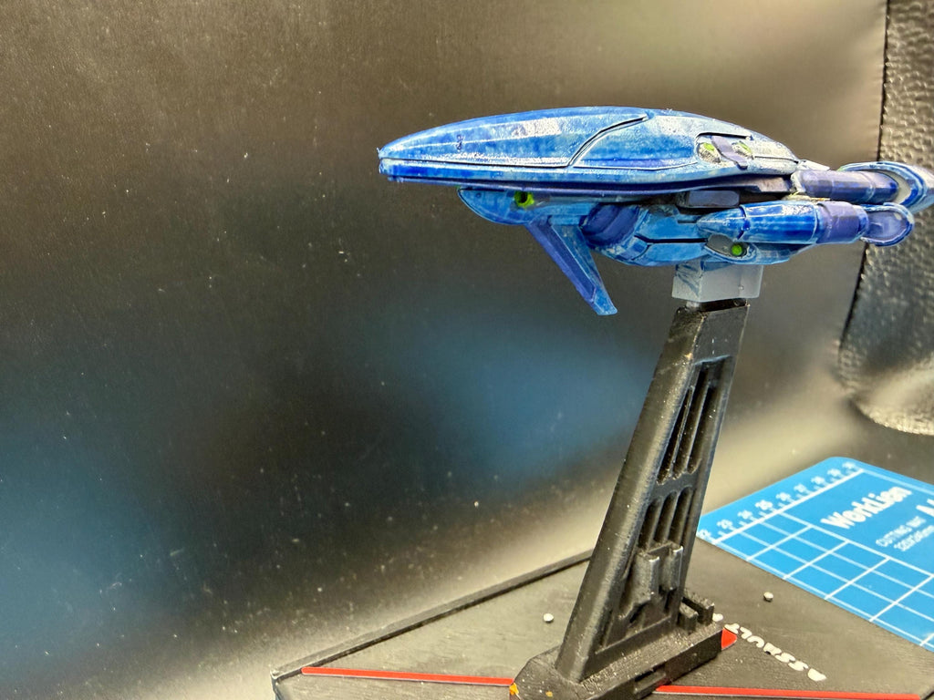 Covenant ADV-class Frigate 1:10000 scale for Halo Armada Homebrew scale games 100