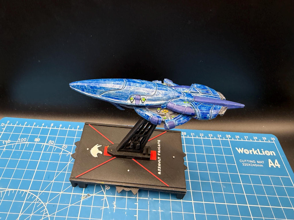 Covenant ADV-class Frigate 1:10000 scale for Halo Armada Homebrew scale games 100