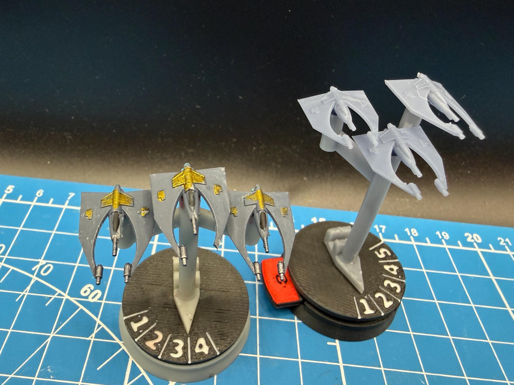 Hapan Miy’til fighter Squadron (6) for Star Wars Armada scale games
