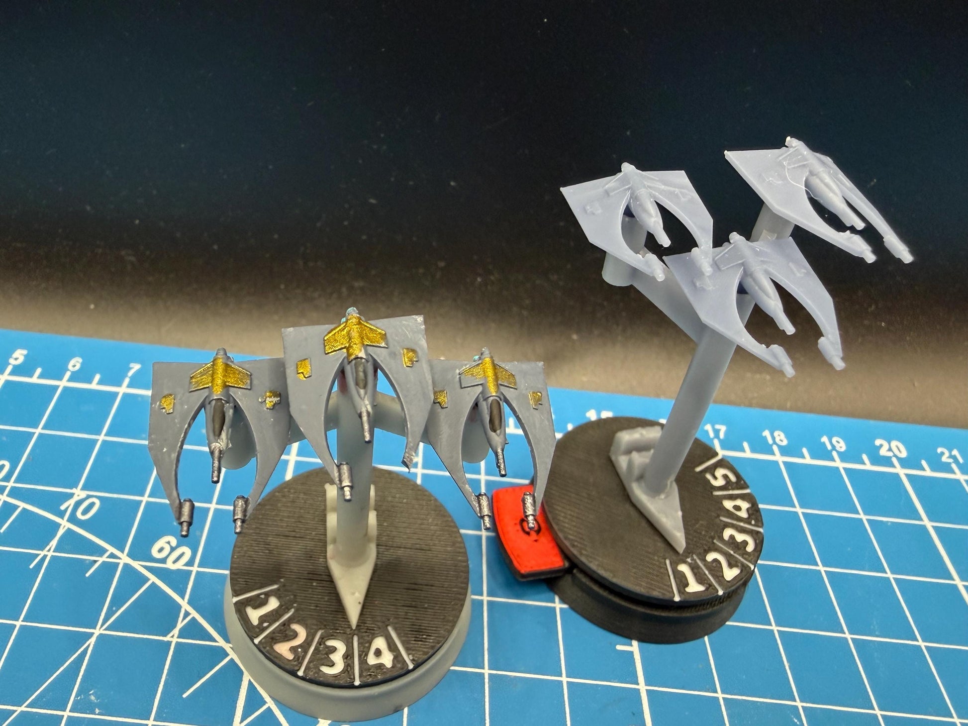 Hapan Miy’til fighter Squadron (6) for Star Wars Armada scale games