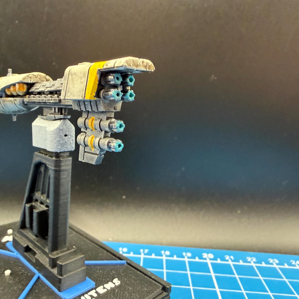 Resistance Vakbeor Cargo Frigate for Star Wars Armada scale games 100mm