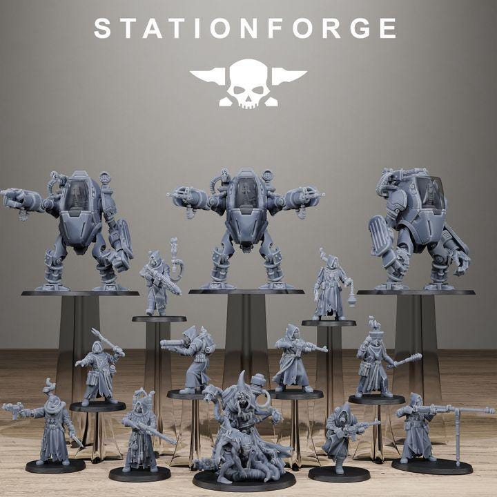 Scavenger Starter kit for 32mm scale wargames like Grimdark Future