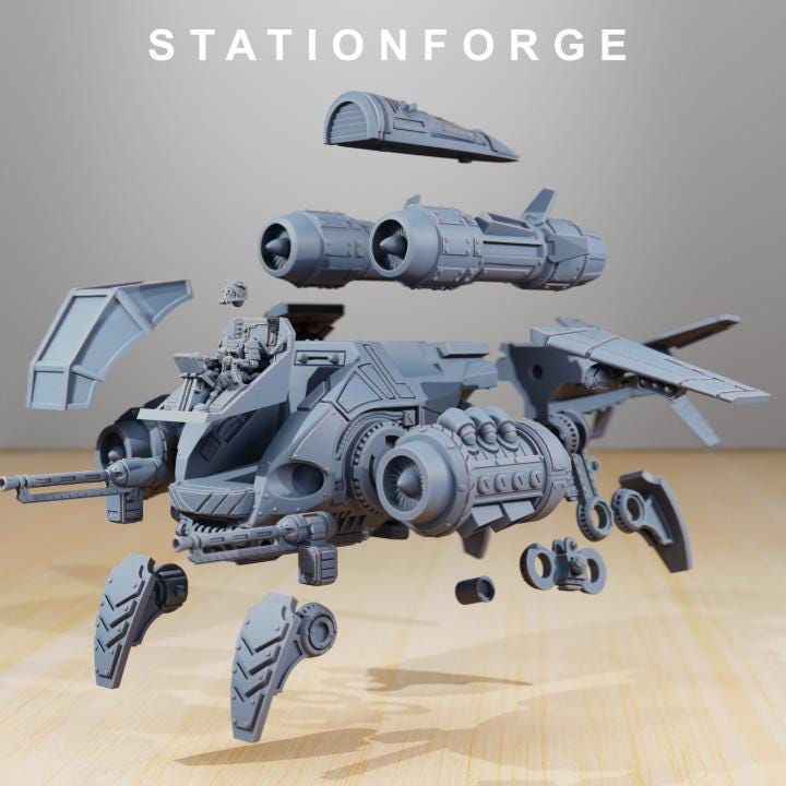 Scavenger Bracers Walkers from StationForge 32mm scale (2 Pack)