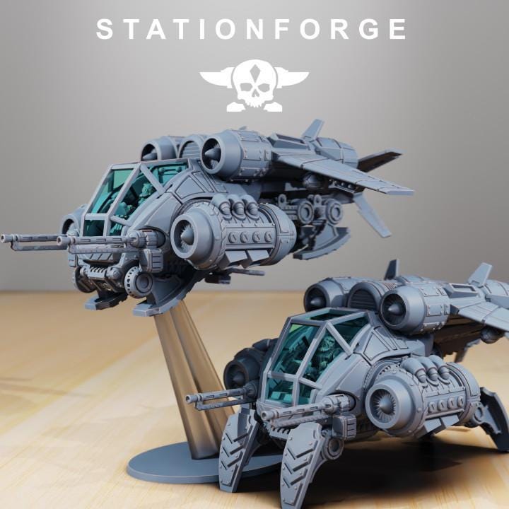 Scavenger Bracers Walkers from StationForge 32mm scale (2 Pack)