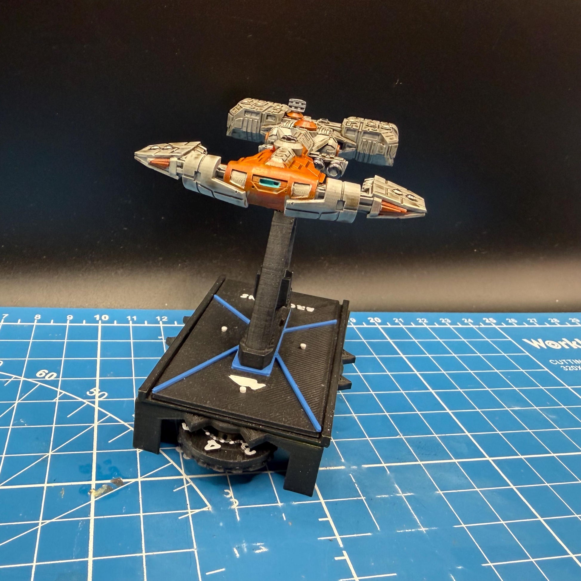 Resistance “Ninka” Free Virgillia Bunkerbuster corvette for Star Wars Armada scale games 82mm