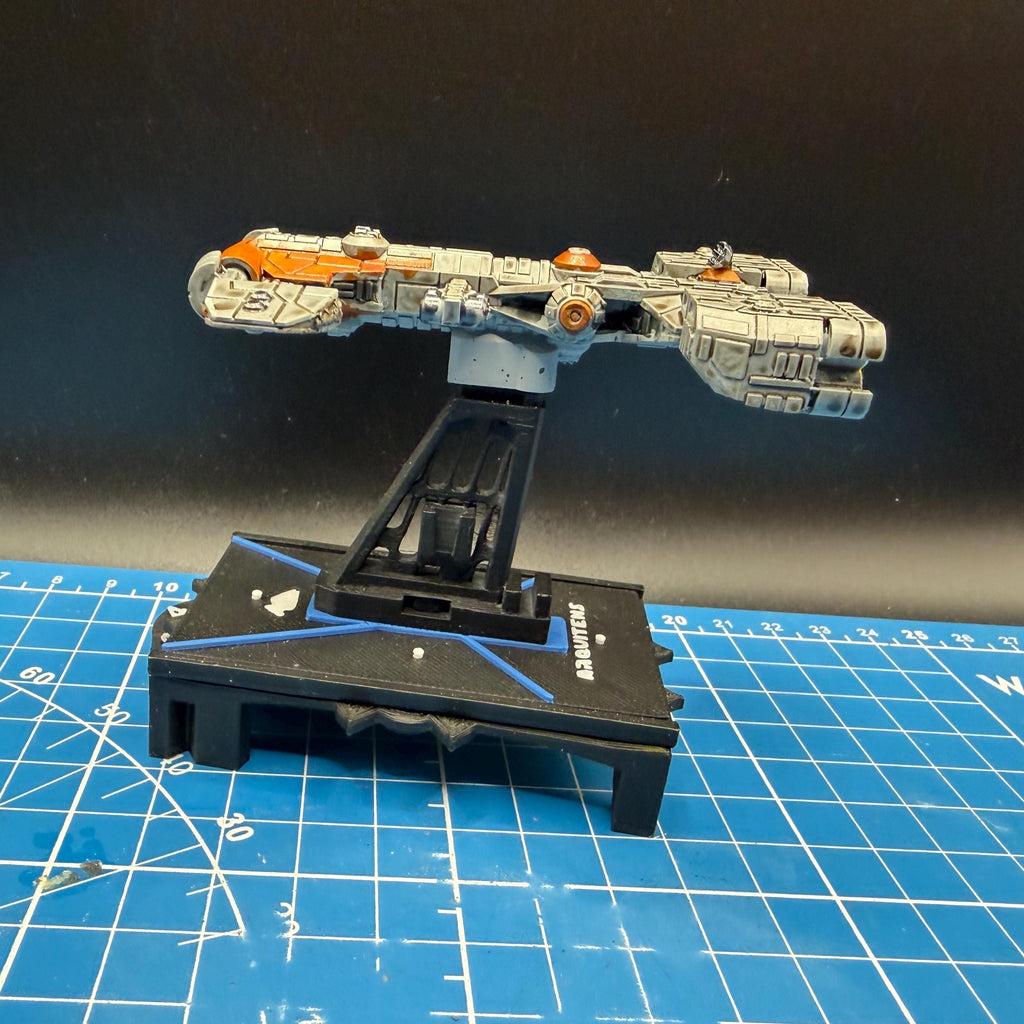 Resistance “Ninka” Free Virgillia Bunkerbuster corvette for Star Wars Armada scale games 82mm