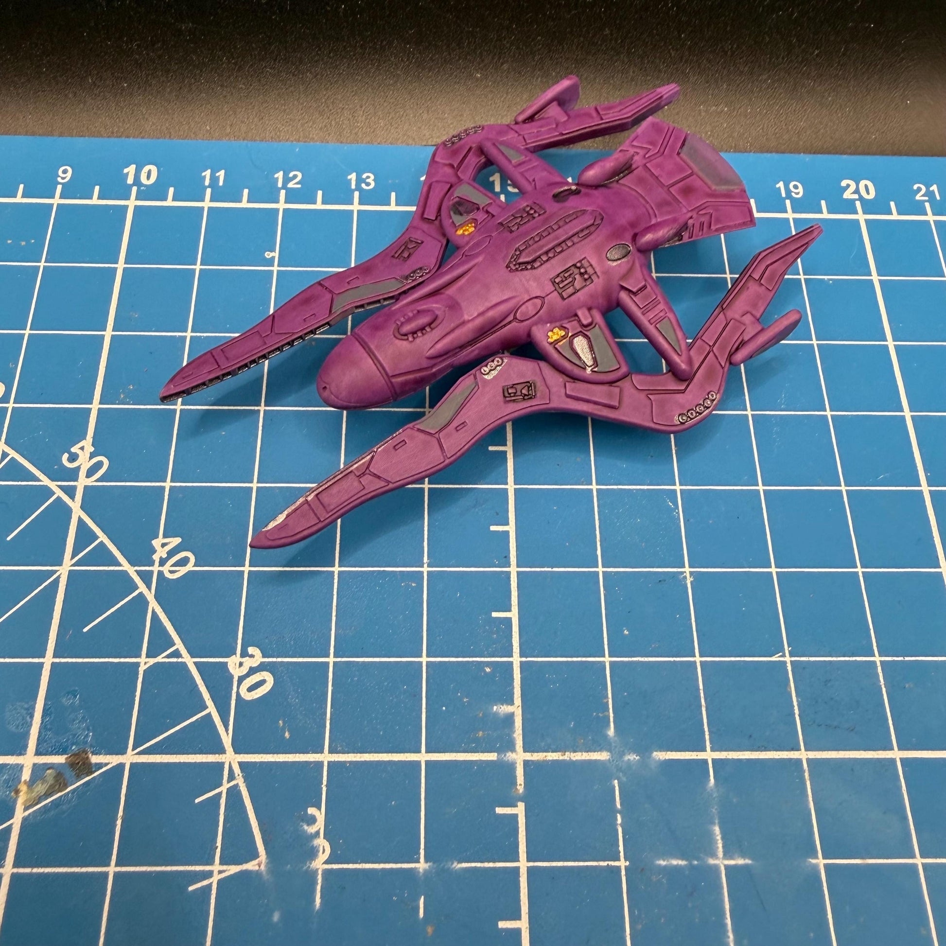 Covenant DAS-class Mutan-et Pattern Escort 1:10000 scale for Halo Armada Homebrew scale games 78mm