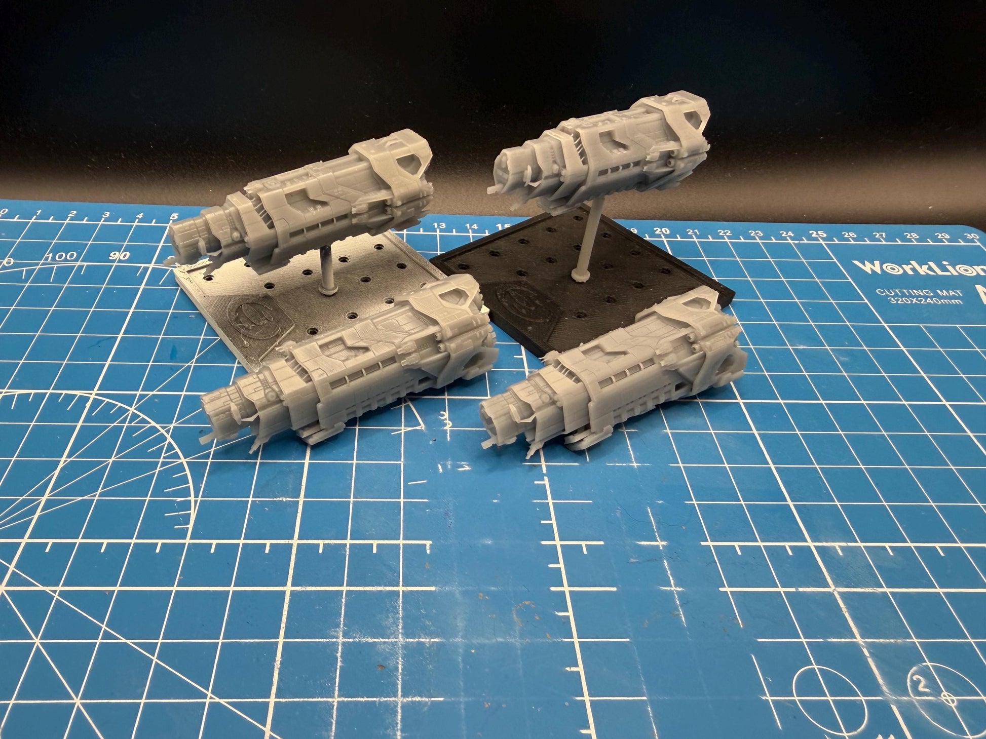 Halo Fleet Battles UNSC Autumn class Heavy Cruiser Upgrade set for epic scale space games