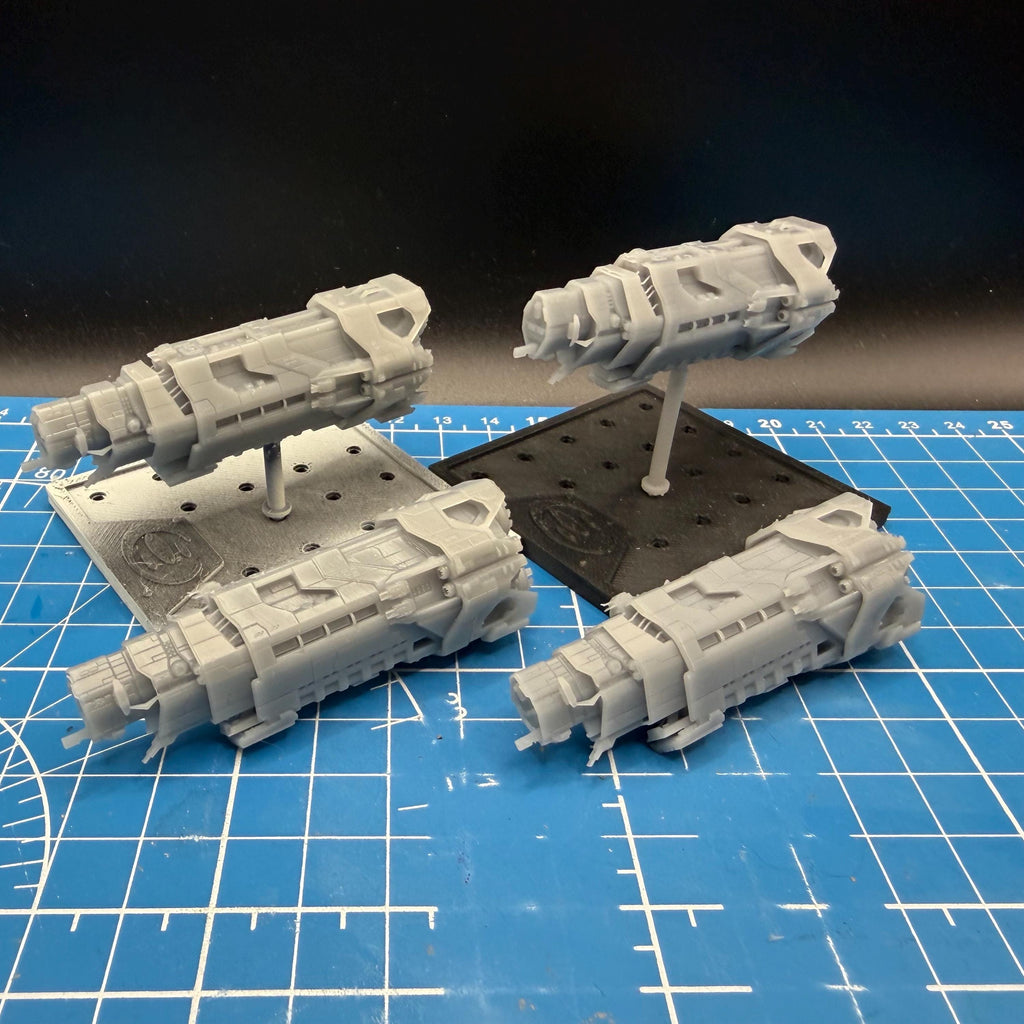 Halo Fleet Battles UNSC Autumn class Heavy Cruiser Upgrade set for epic scale space games