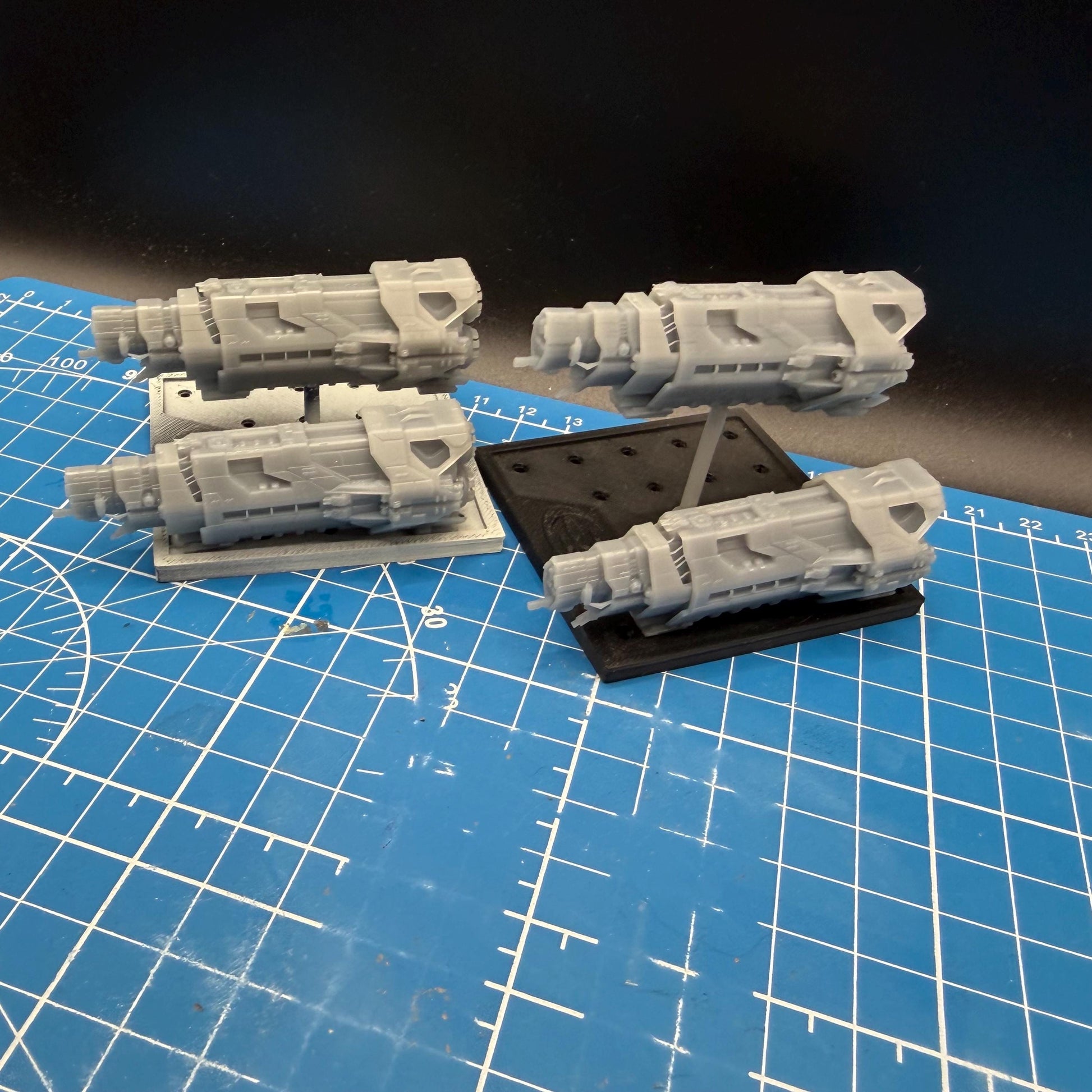 Halo Fleet Battles UNSC Autumn class Heavy Cruiser Upgrade set for epic scale space games