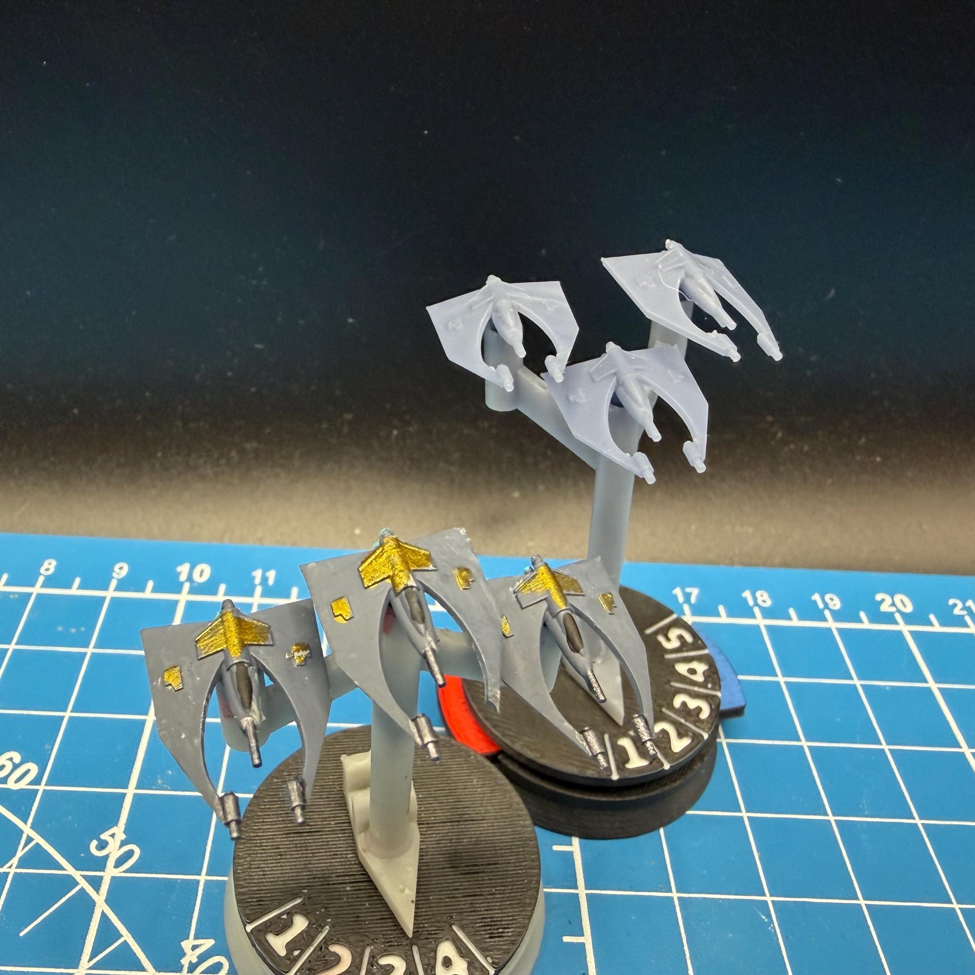 Hapan Miy’til fighter Squadron (6) for Star Wars Armada scale games