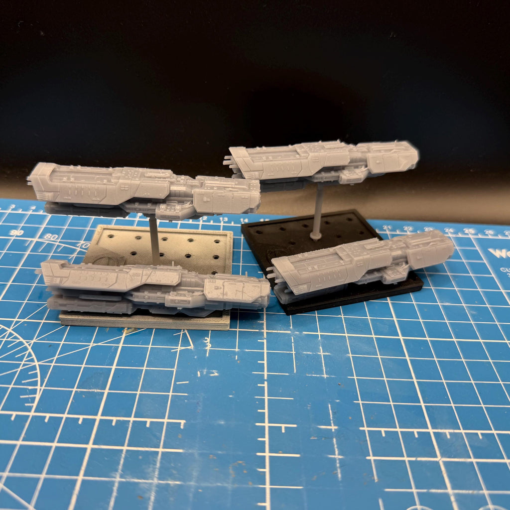 Halo Fleet Battles UNSC Vindication class Light Battleship Upgrade set for epic scale space games
