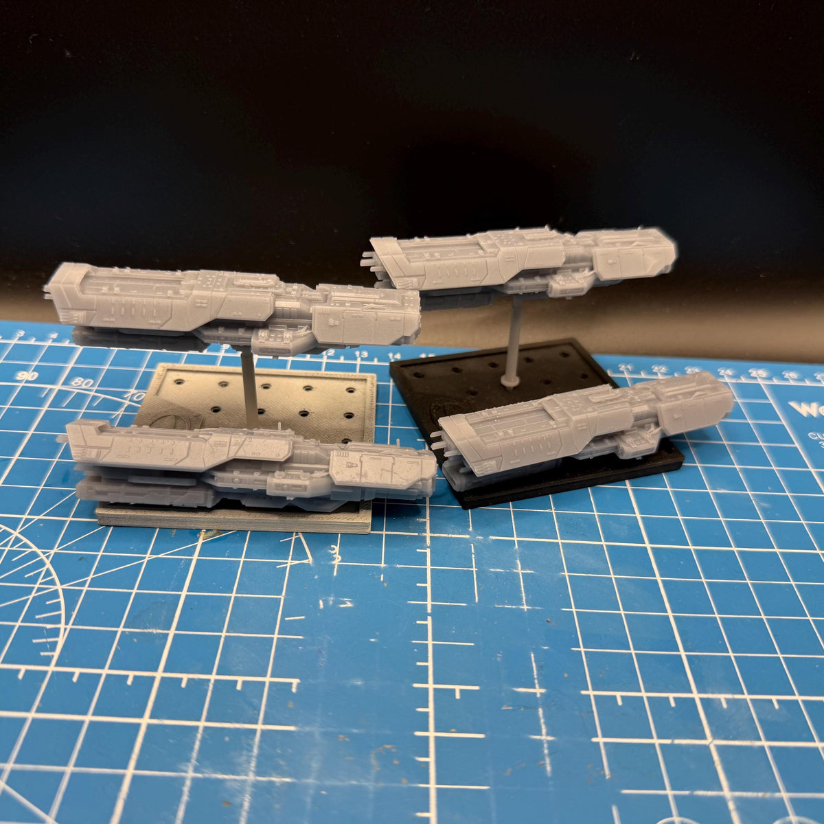 Halo Fleet Battles UNSC Vindication class Light Battleship Upgrade set for epic scale space games