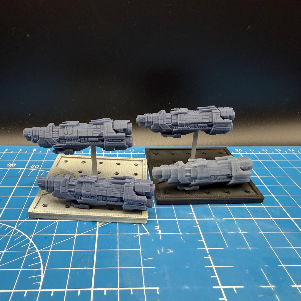 Halo Fleet Battles UNSC Marathon class Heavy Cruiser Upgrade set for epic scale space games