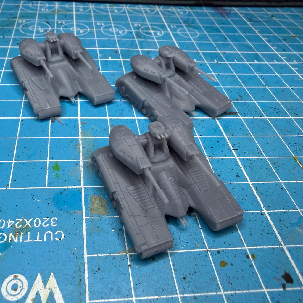 6mm Scale Rebel T4-B Heavy Tank Platoon (3)