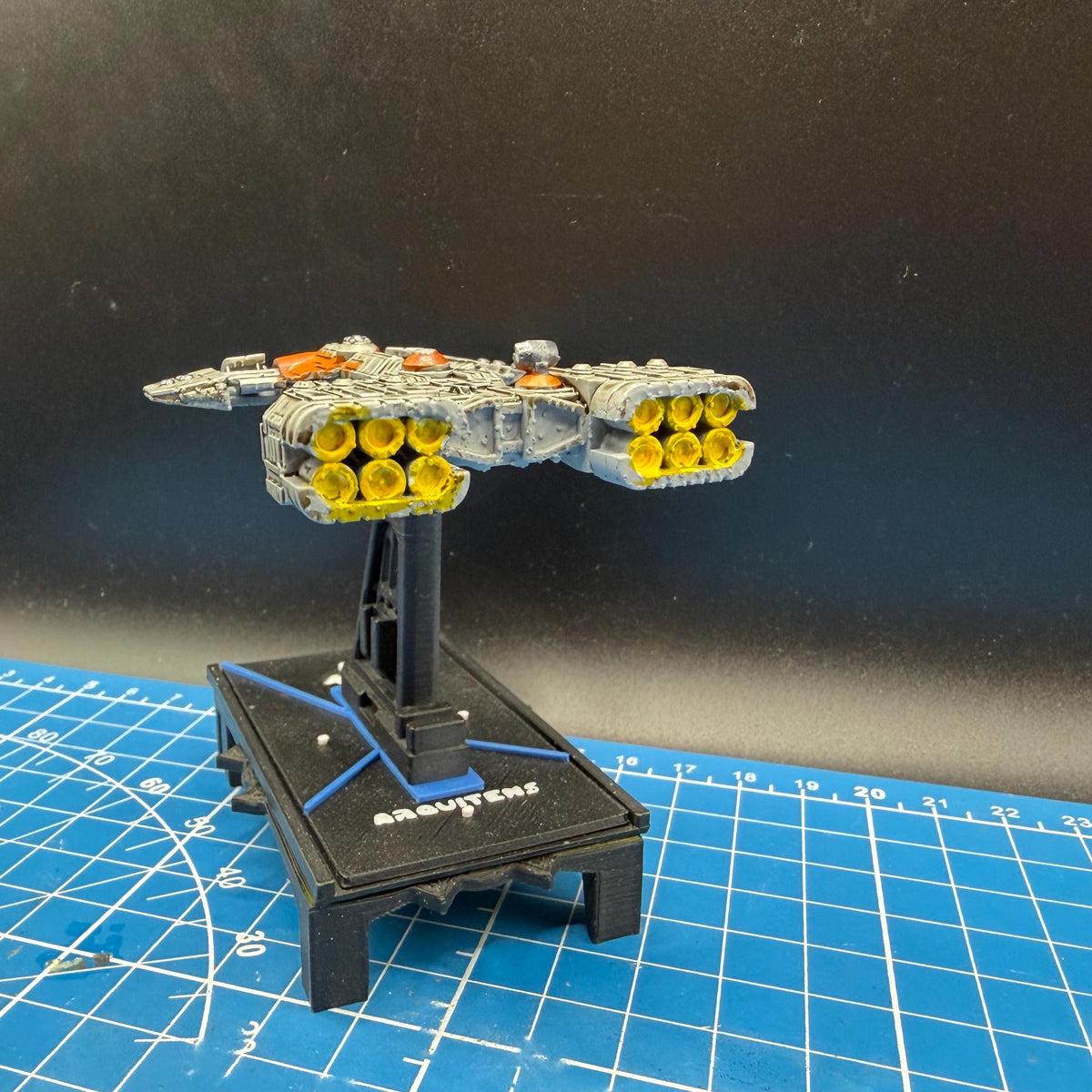Resistance “Ninka” Free Virgillia Bunkerbuster corvette for Star Wars Armada scale games 82mm