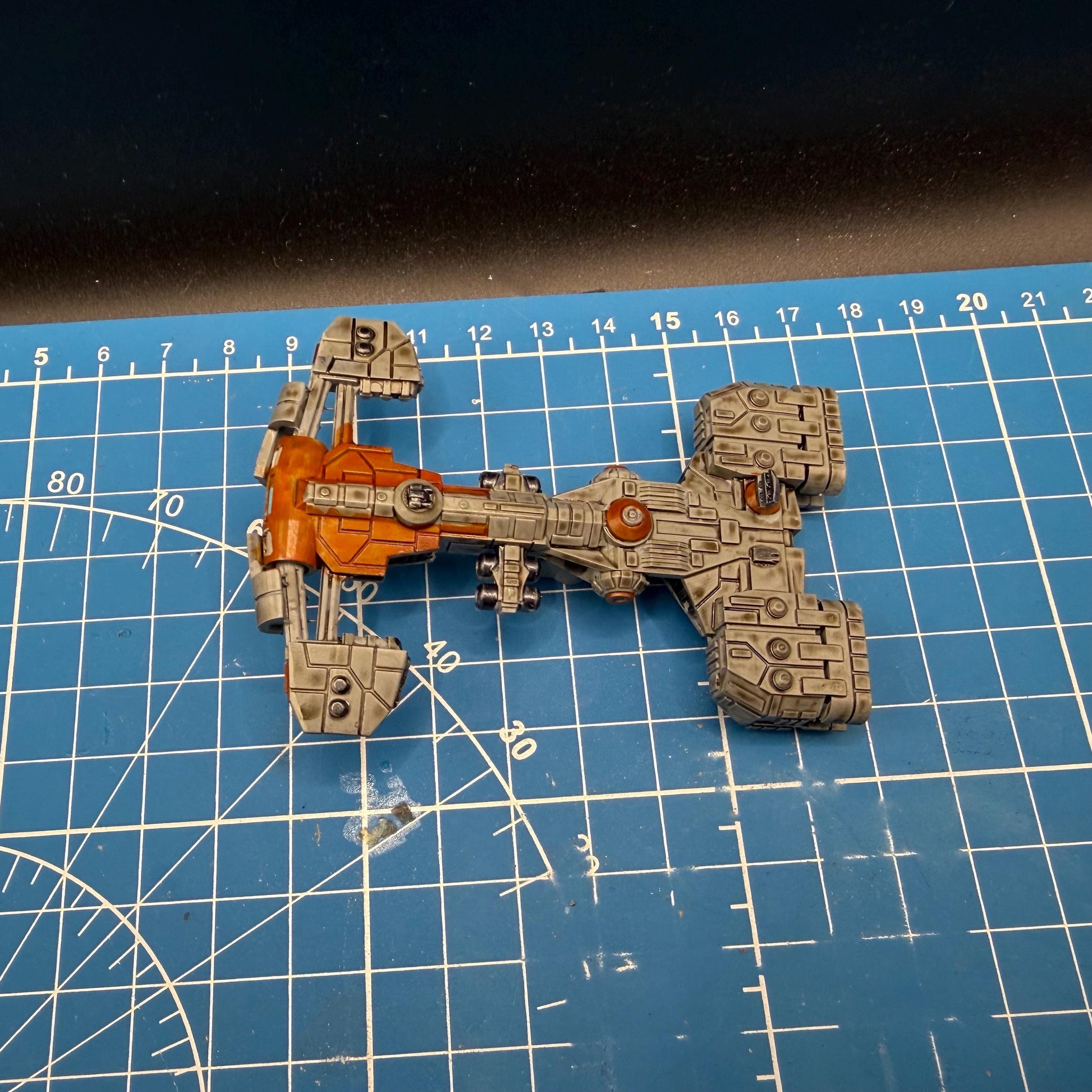 Resistance “Ninka” Free Virgillia Bunkerbuster corvette for Star Wars Armada scale games 82mm