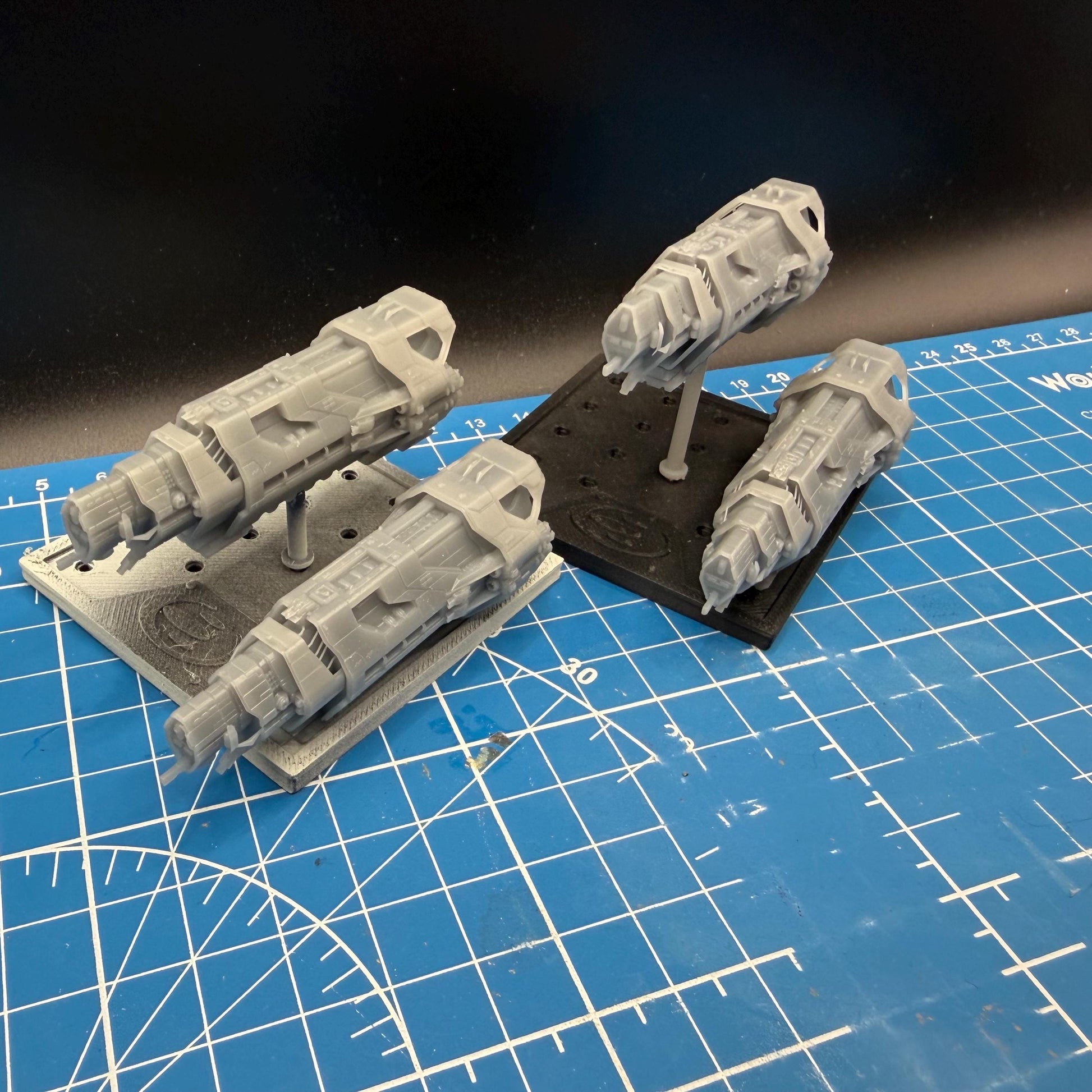 Halo Fleet Battles UNSC Autumn class Heavy Cruiser Upgrade set for epic scale space games