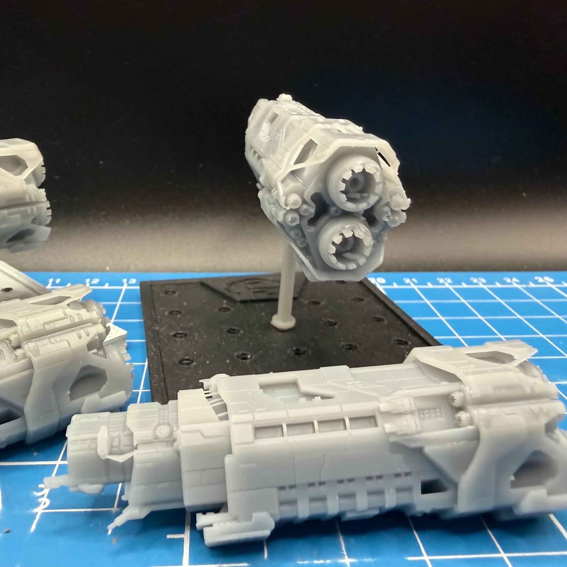 Halo Fleet Battles UNSC Autumn class Heavy Cruiser Upgrade set for epic scale space games