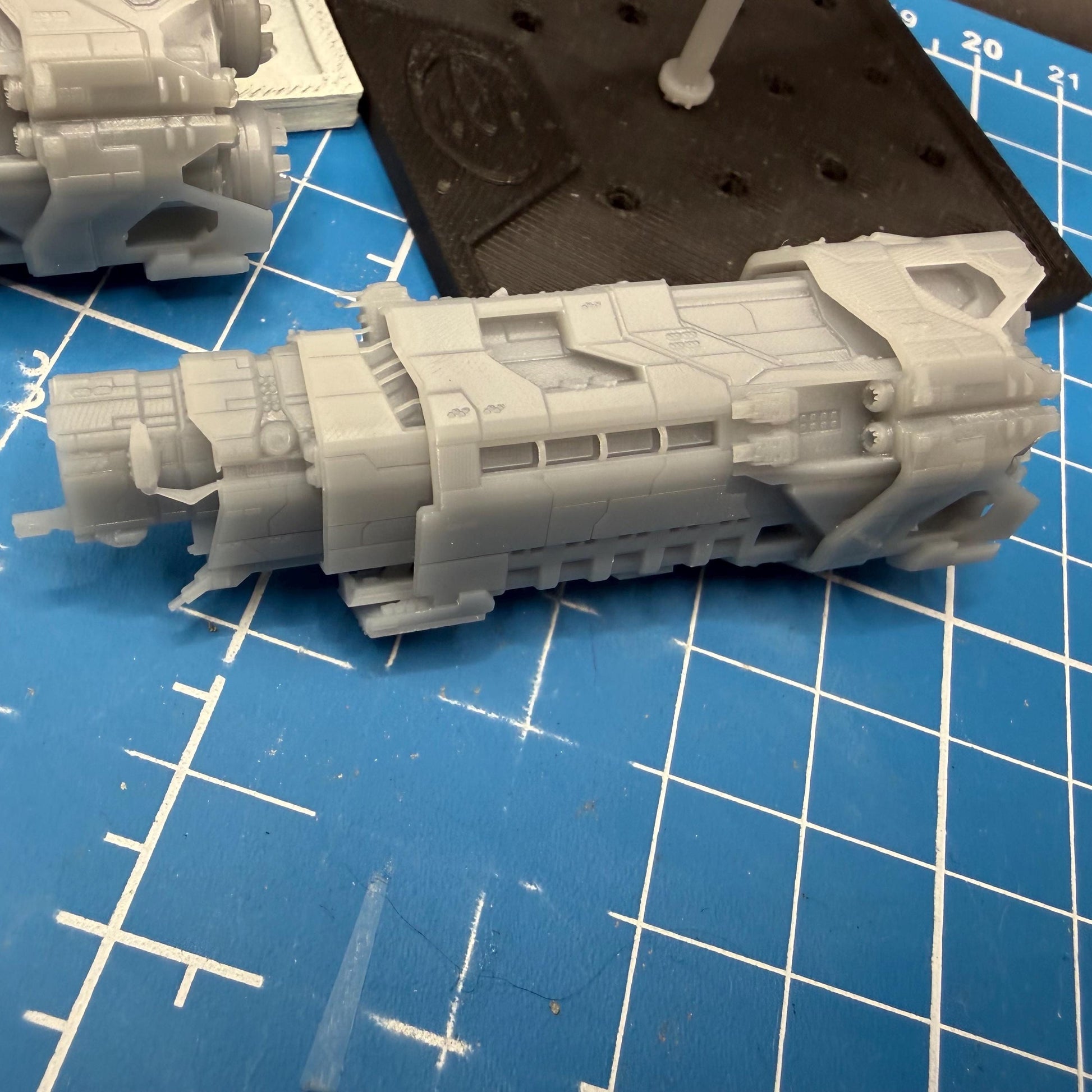 Halo Fleet Battles UNSC Autumn class Heavy Cruiser Upgrade set for epic scale space games