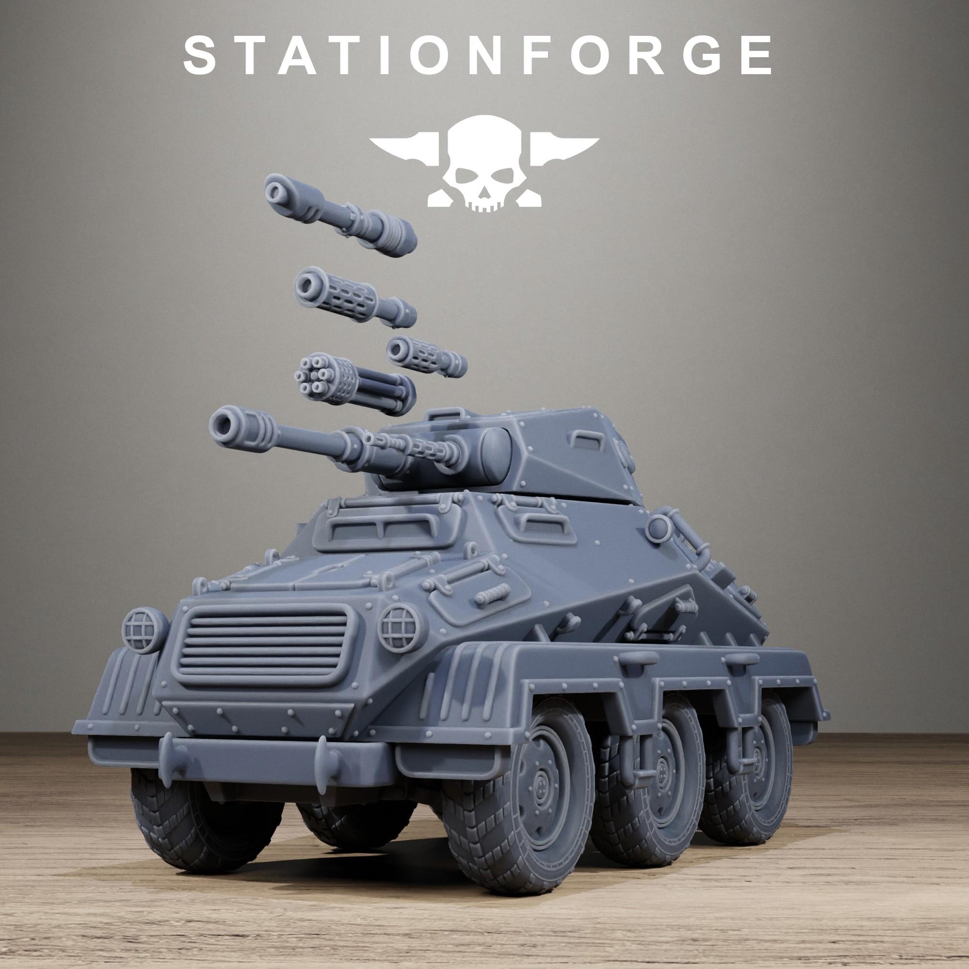 Grimguard Iron Tank 32mm scale for Grimdark Future or other miniatures games