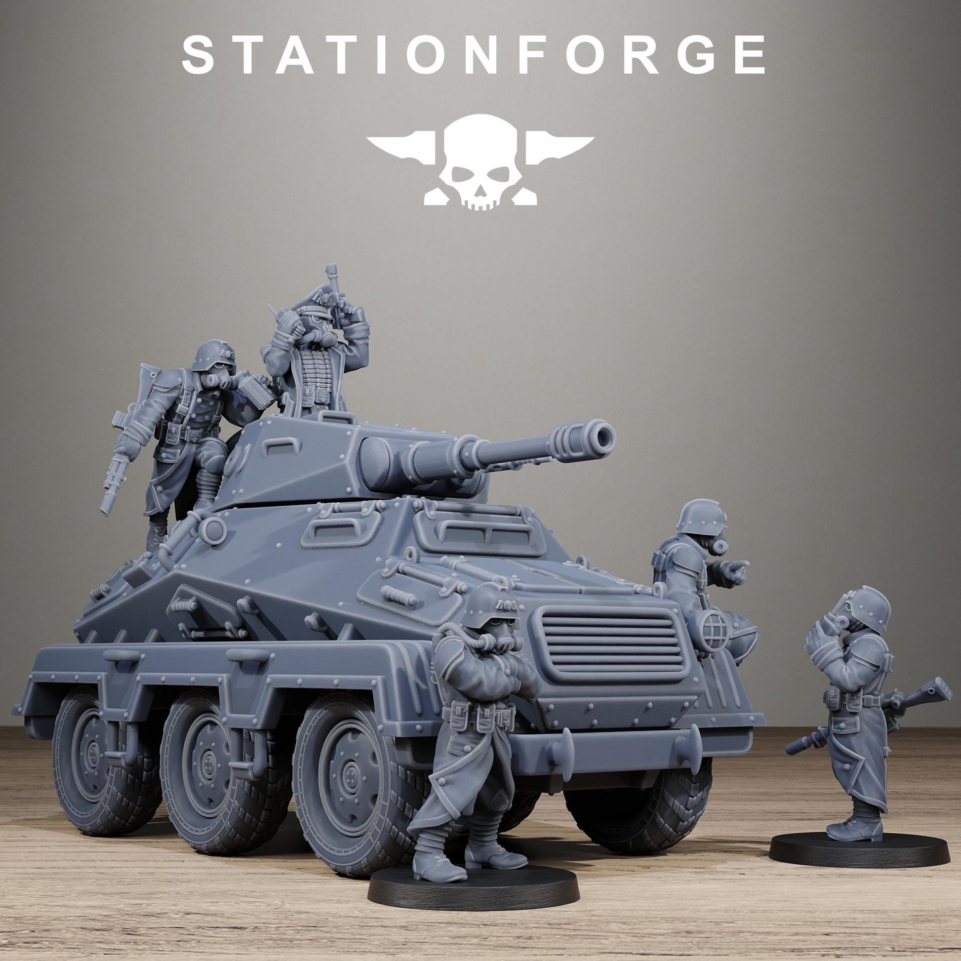 Grimguard Iron Tank 32mm scale for Grimdark Future or other miniatures games