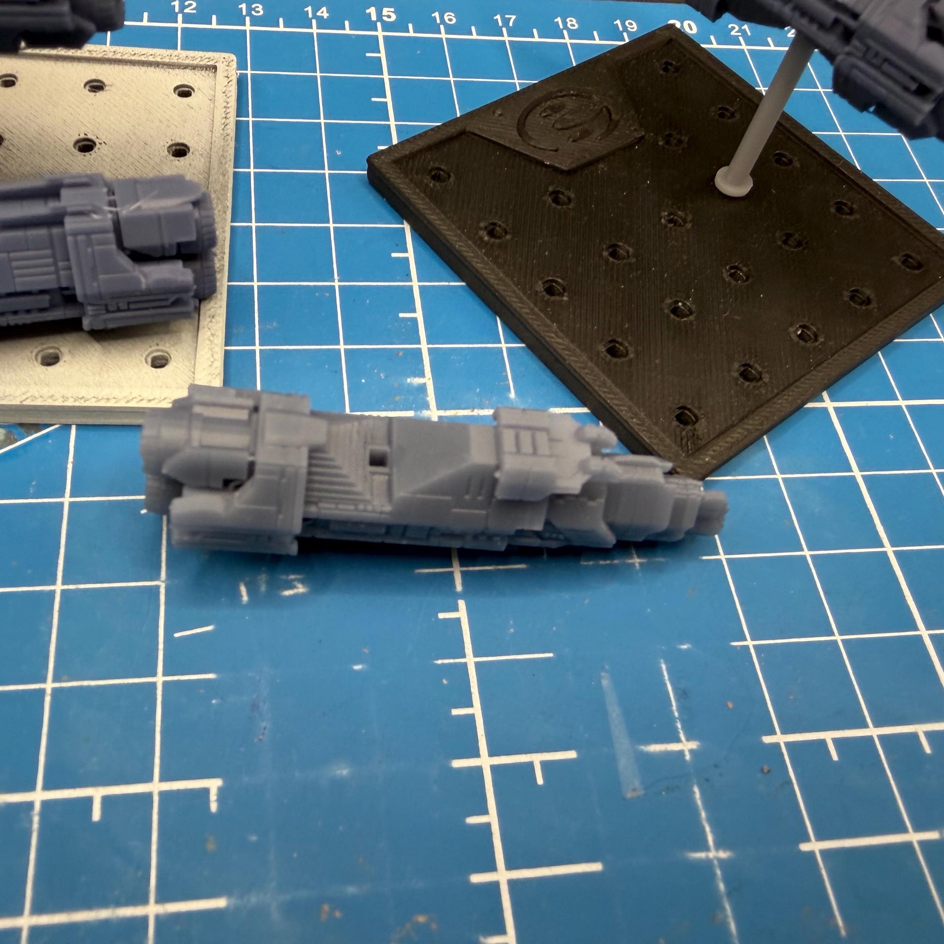 Halo Fleet Battles UNSC Marathon class Heavy Cruiser Upgrade set for epic scale space games