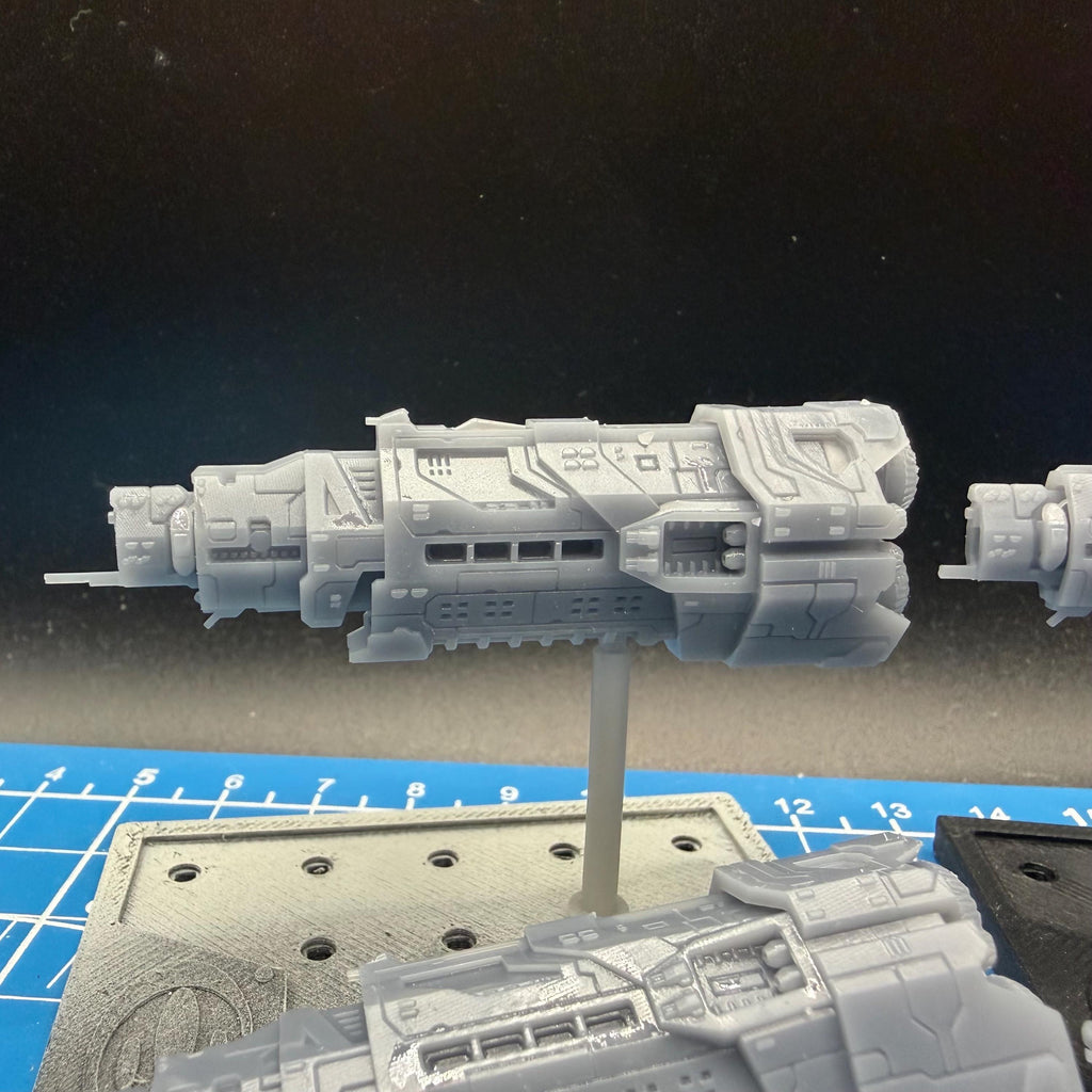 Halo Fleet Battles UNSC Halcyon class Light Cruiser Upgrade set for epic scale space games