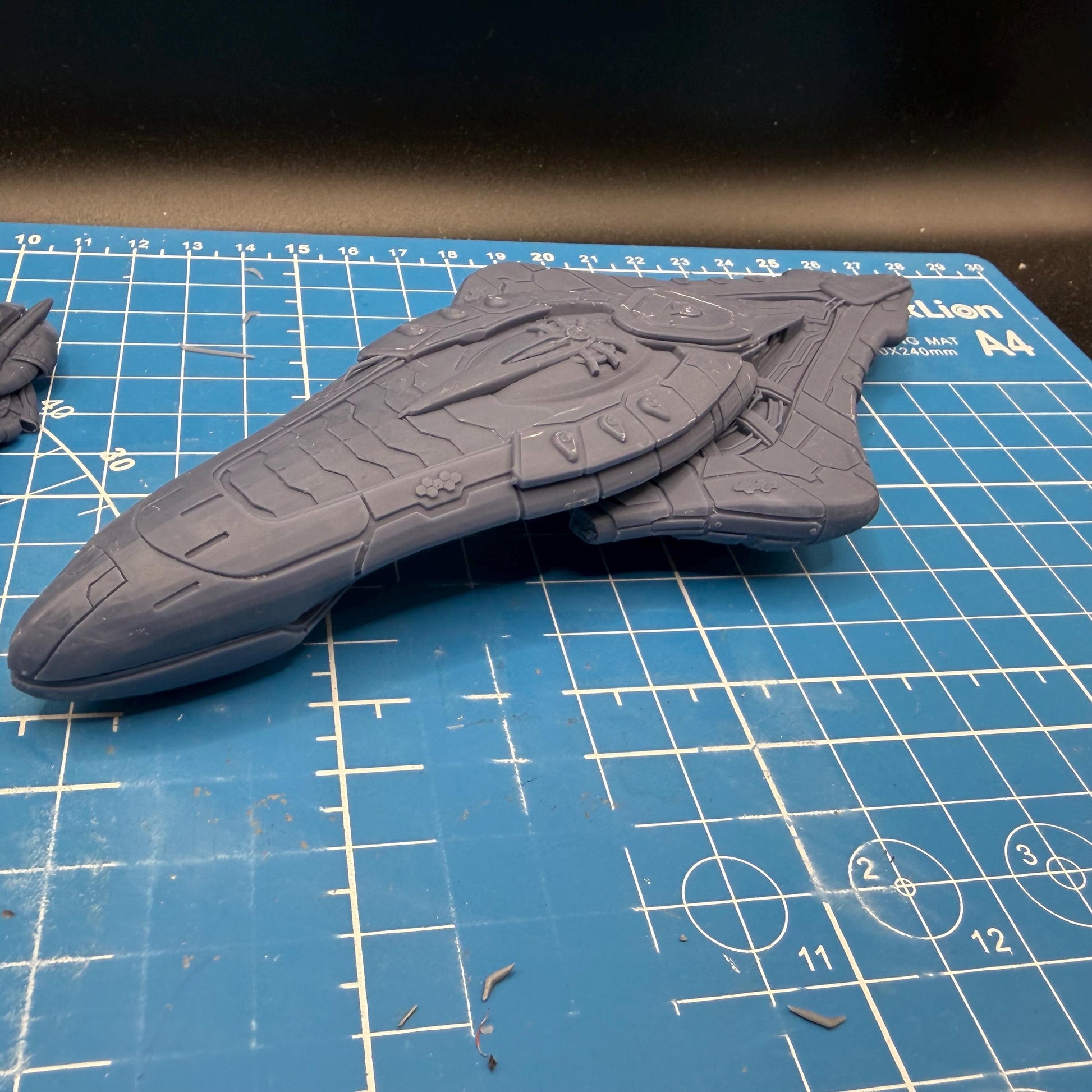 Halo Fleet Battles Proxy Covenant DOS Supercruiser Upgrade set for games like Onepagerules Warfleets