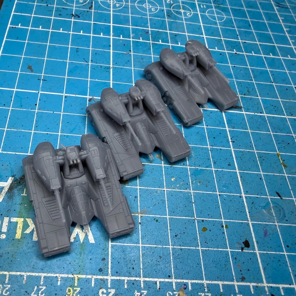 6mm Scale Rebel T4-B Heavy Tank Platoon (3)