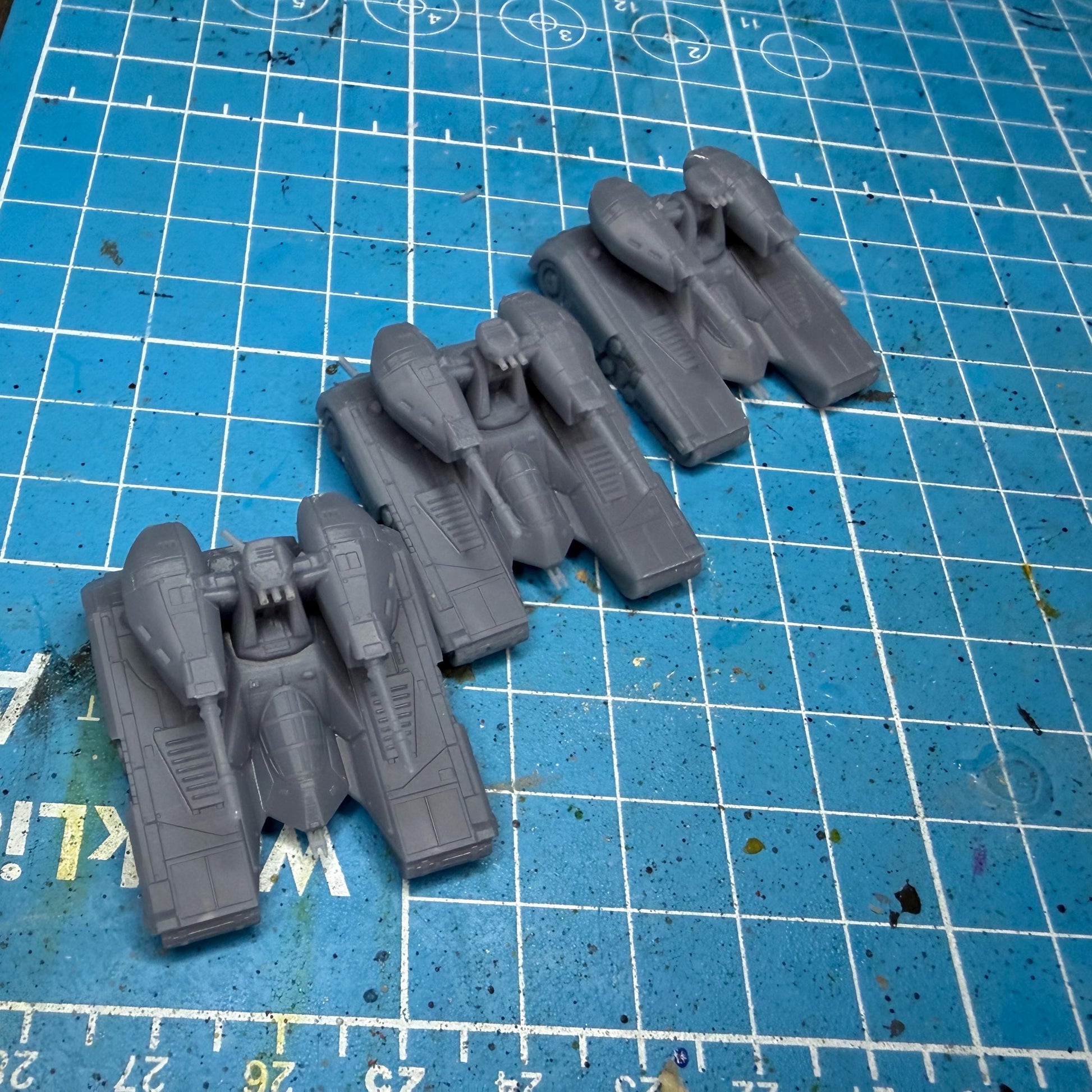 6mm Scale Rebel T4-B Heavy Tank Platoon (3)