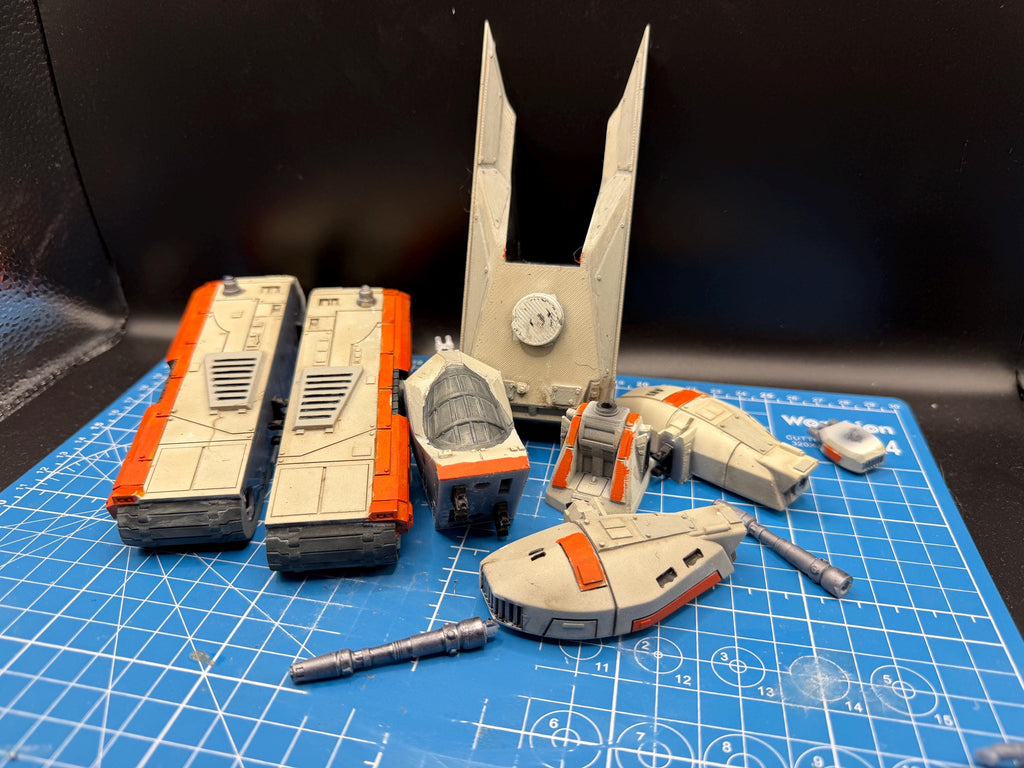 Rebel T4-B Heavy Tank Kit: 35mm Scale Star Wars Legion Proxy