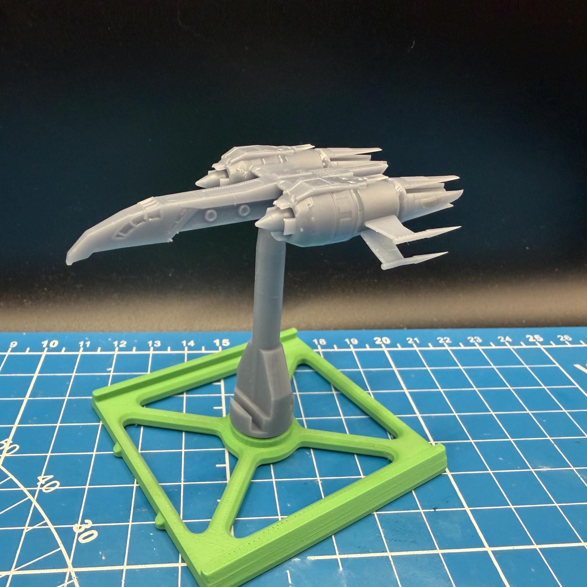 XW scale “Ravens Claw “ Fast Courier for Star wars Xwing scale gaming 1/270