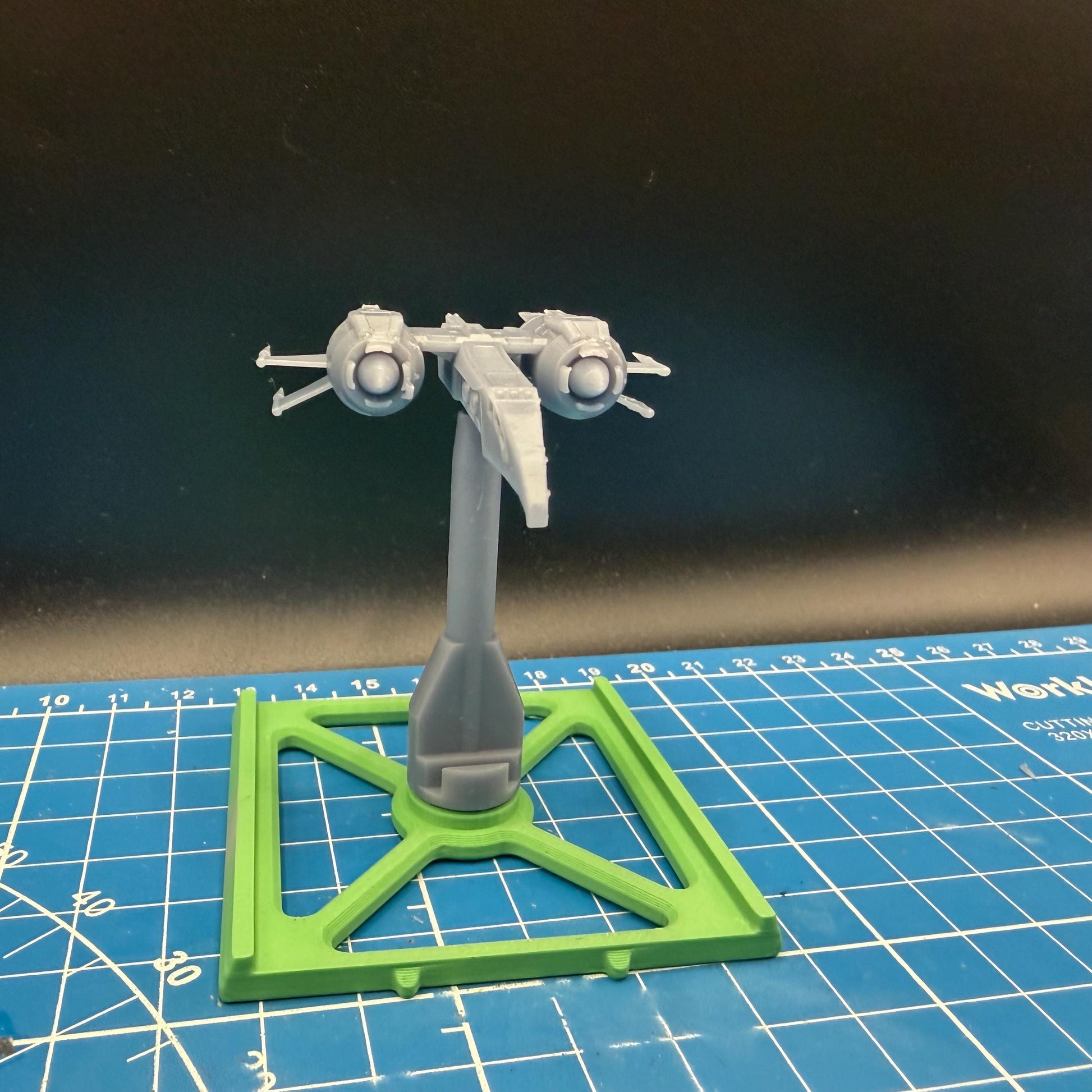 XW scale “Ravens Claw “ Fast Courier for Star wars Xwing scale gaming 1/270
