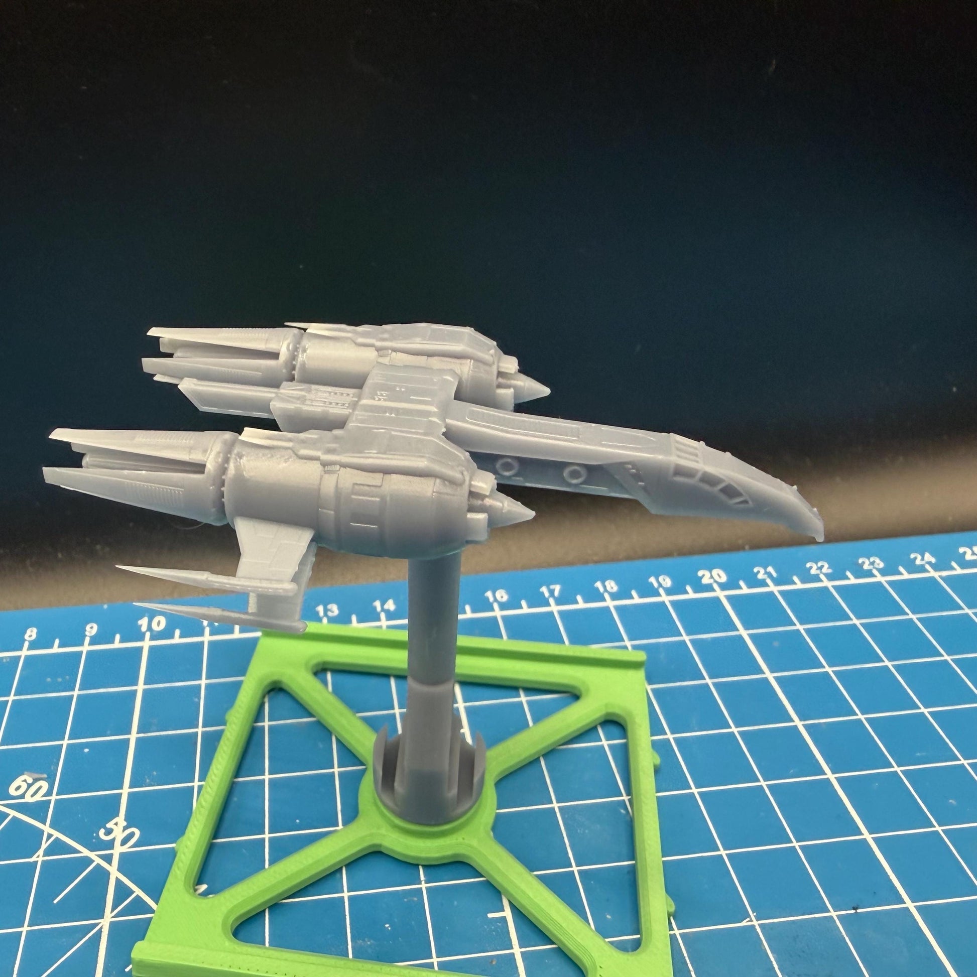 XW scale “Ravens Claw “ Fast Courier for Star wars Xwing scale gaming 1/270