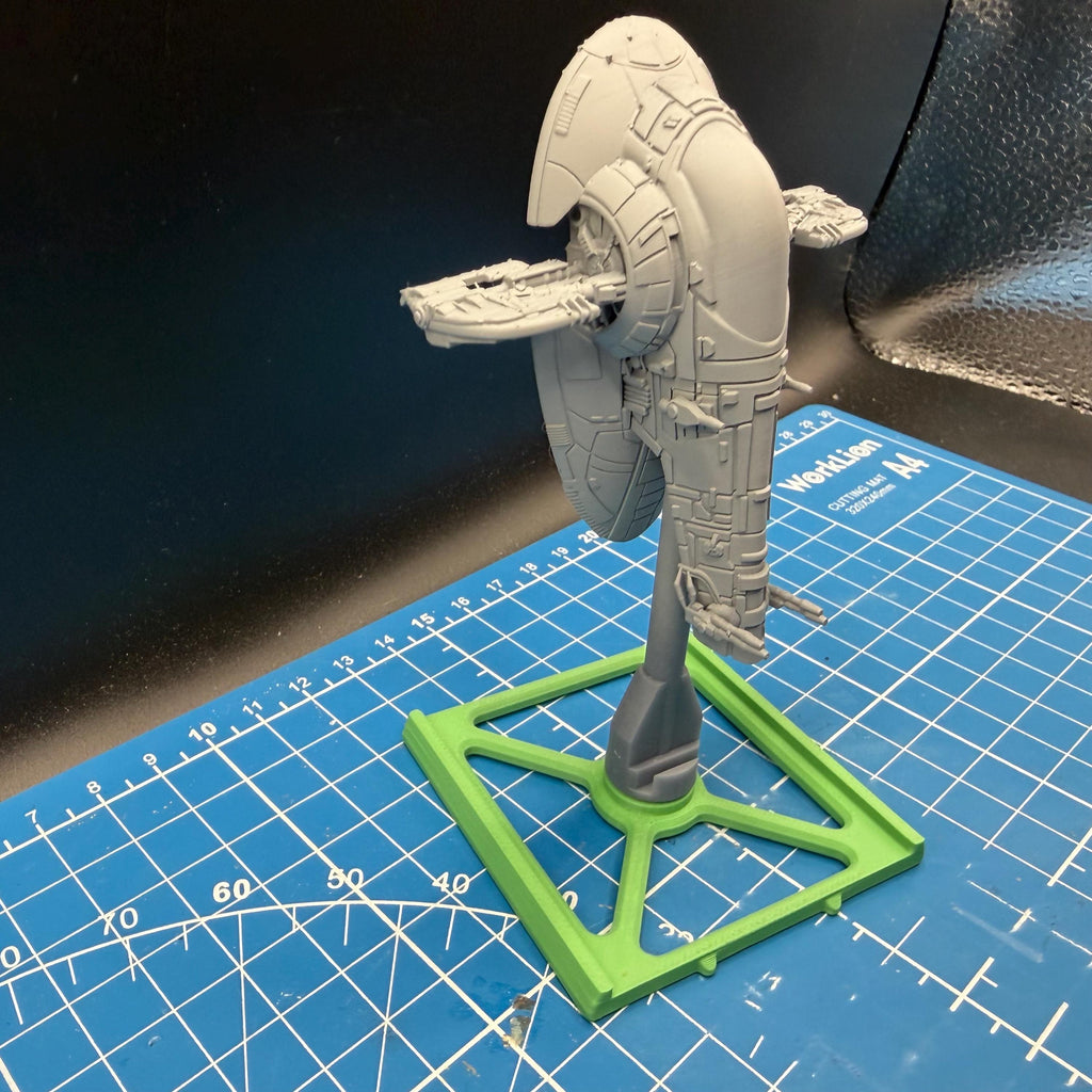 XW scale “Slave 1” Firespray patrol ship for Star wars Xwing scale gaming 1/270