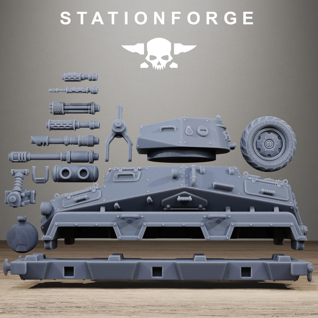 Grimguard Iron Tank 32mm scale for Grimdark Future or other miniatures games