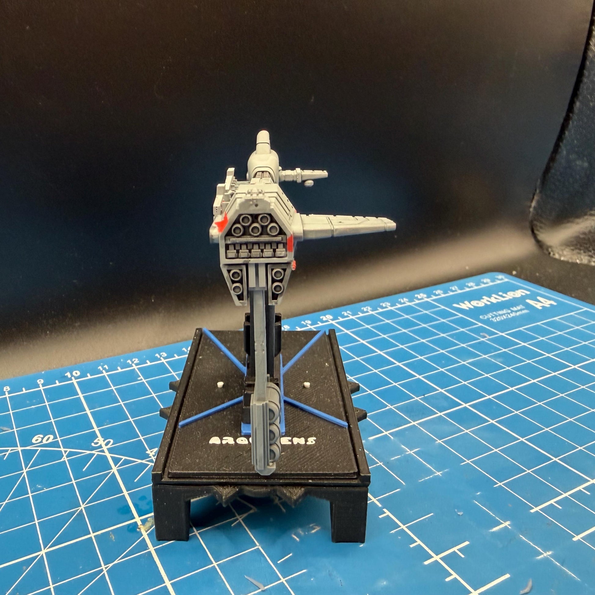 Resistance Nebulon-C "Anodyne" frigate for Star Wars Armada or other miniatures games 96mm