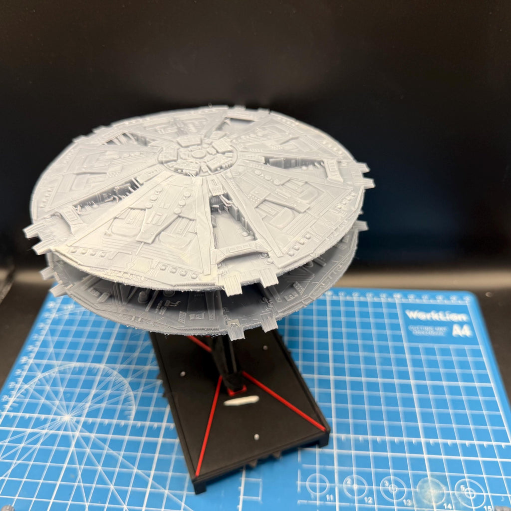 TOS Cylon fleet Basestar type b carrier for Armada Legends or other miniatures games 165mm