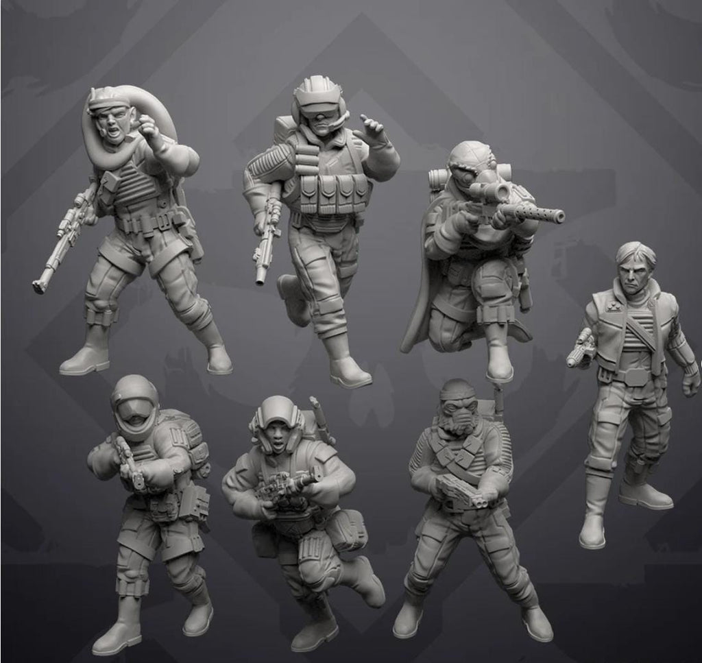 Rebel Insurgent Paratroopers (14): 35mm Miniatures for Star Wars Legion