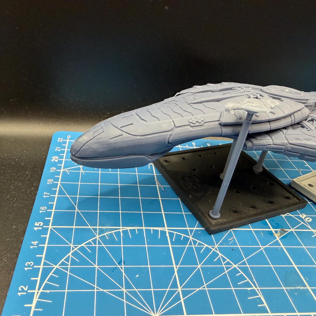 Halo Fleet Battles Proxy Covenant DOS Supercruiser Upgrade set for games like Onepagerules Warfleets