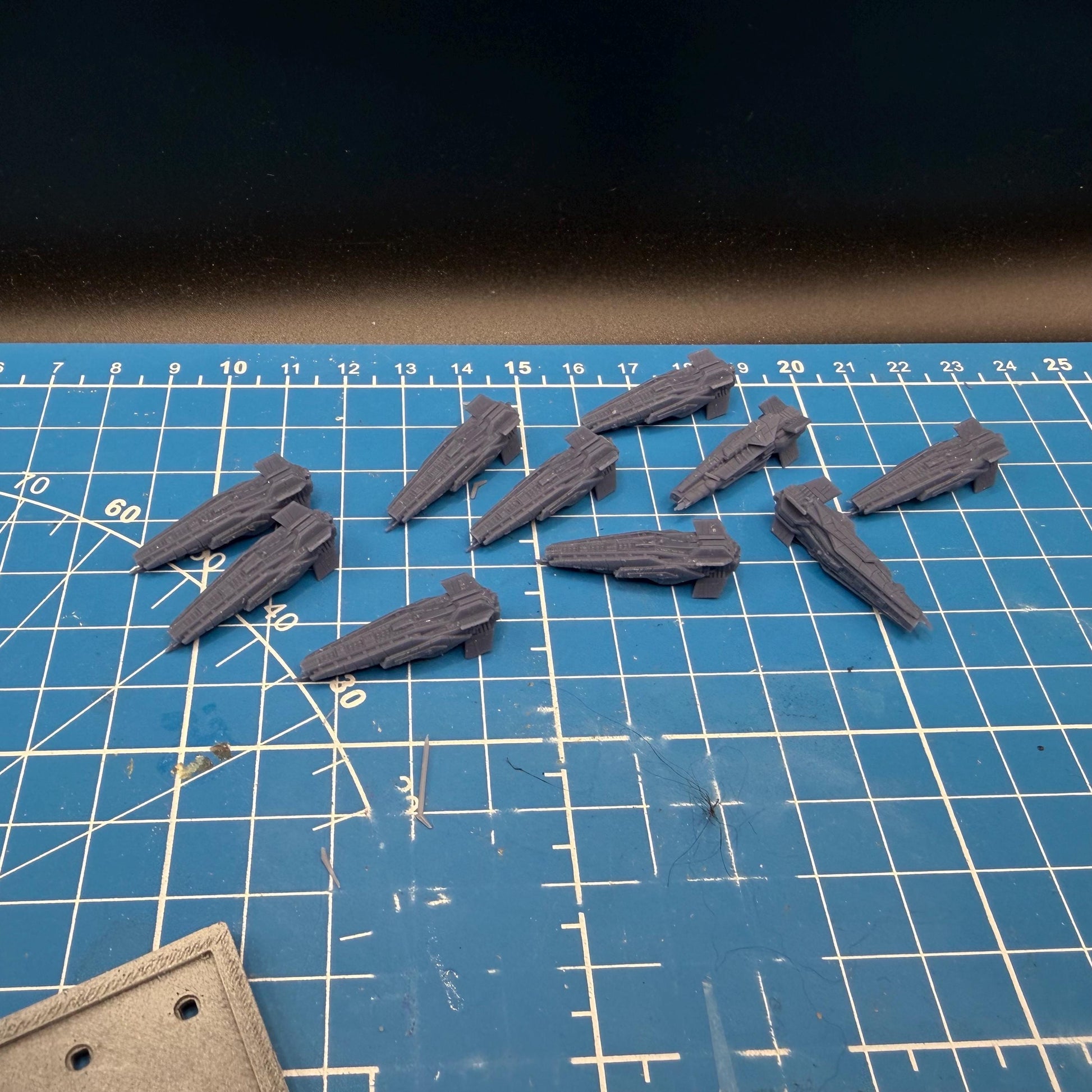 Halo Fleet Battles Proxy UNSC Guandao Destroyer Upgrade set for epic scale space games