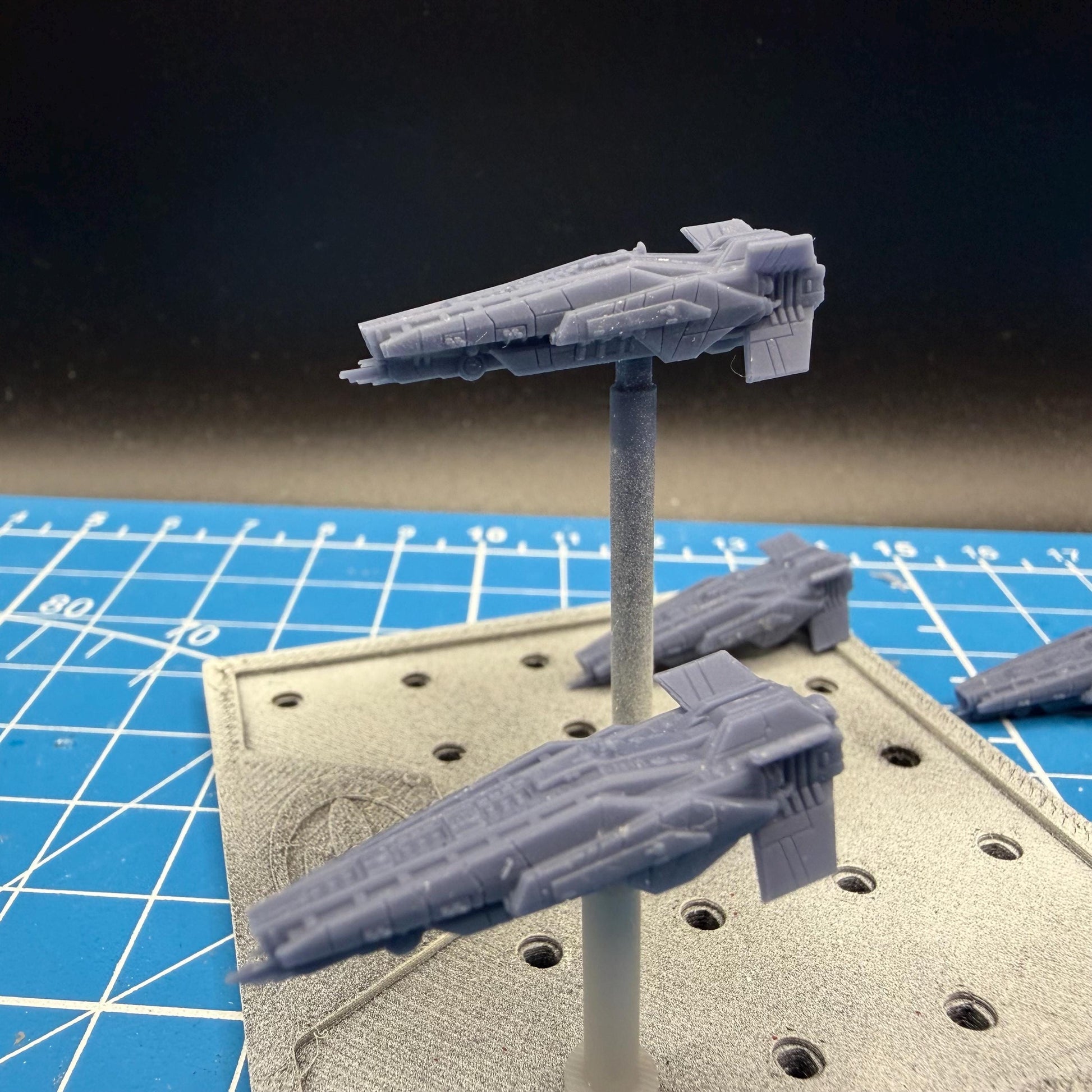 Halo Fleet Battles Proxy UNSC Guandao Destroyer Upgrade set for epic scale space games