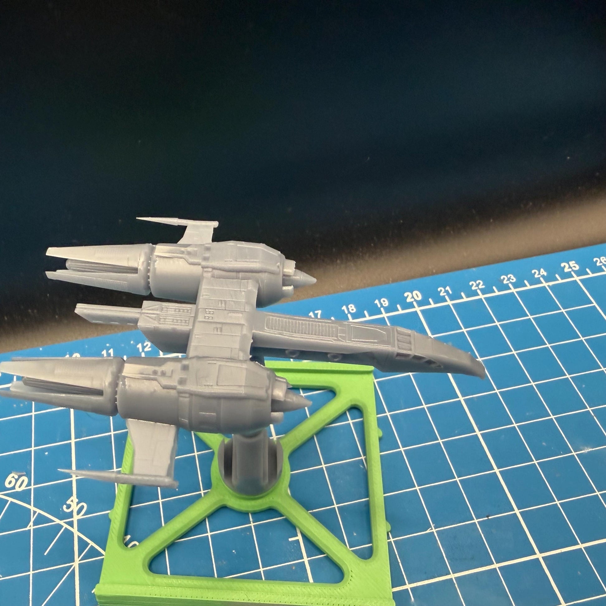 XW scale “Ravens Claw “ Fast Courier for Star wars Xwing scale gaming 1/270