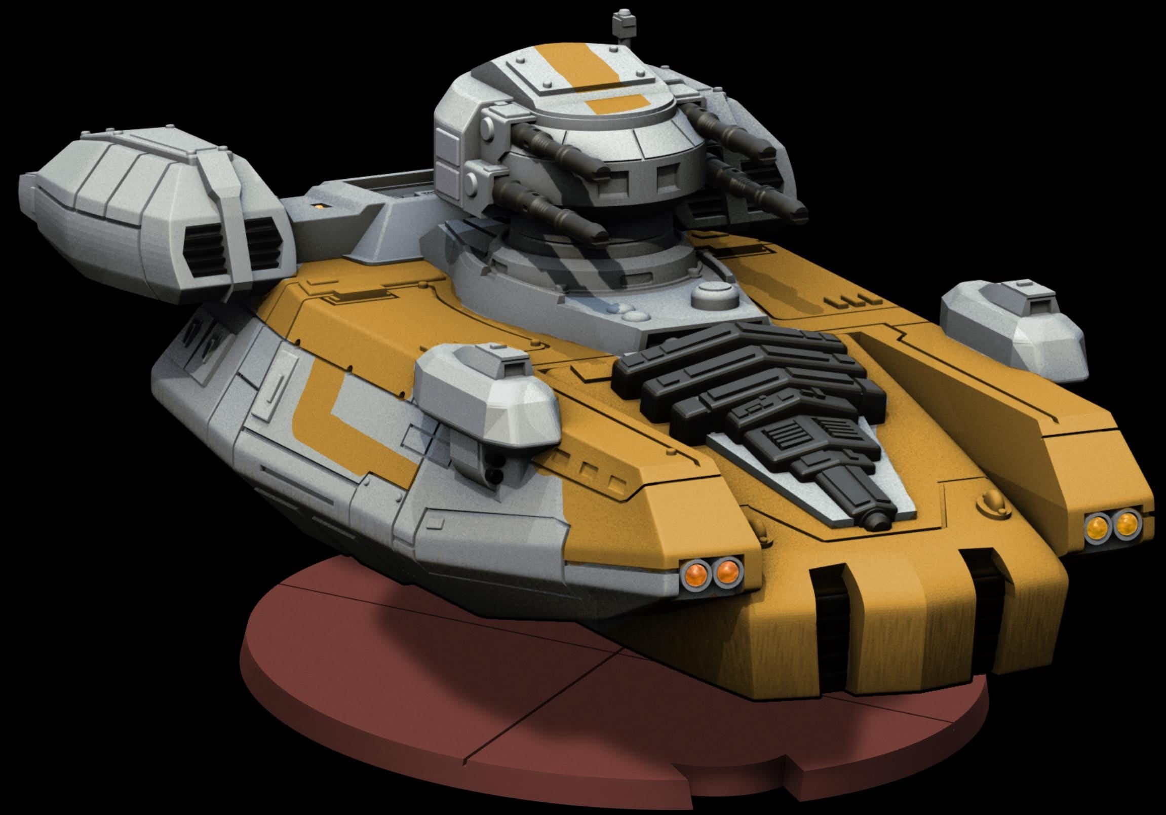 Rebel Alliance T2-B Hover Tank Tank Kit: 35mm Scale Star Wars Legion Proxy