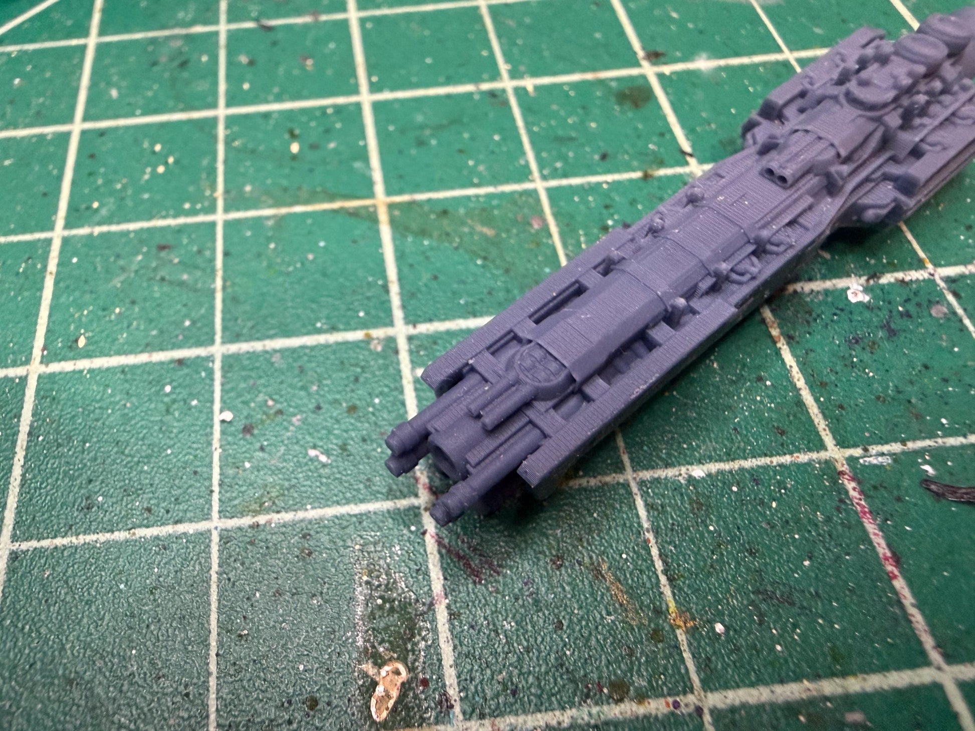 Goth Human Space Knight Frigate pack (3) for Onepagerules Warfleets