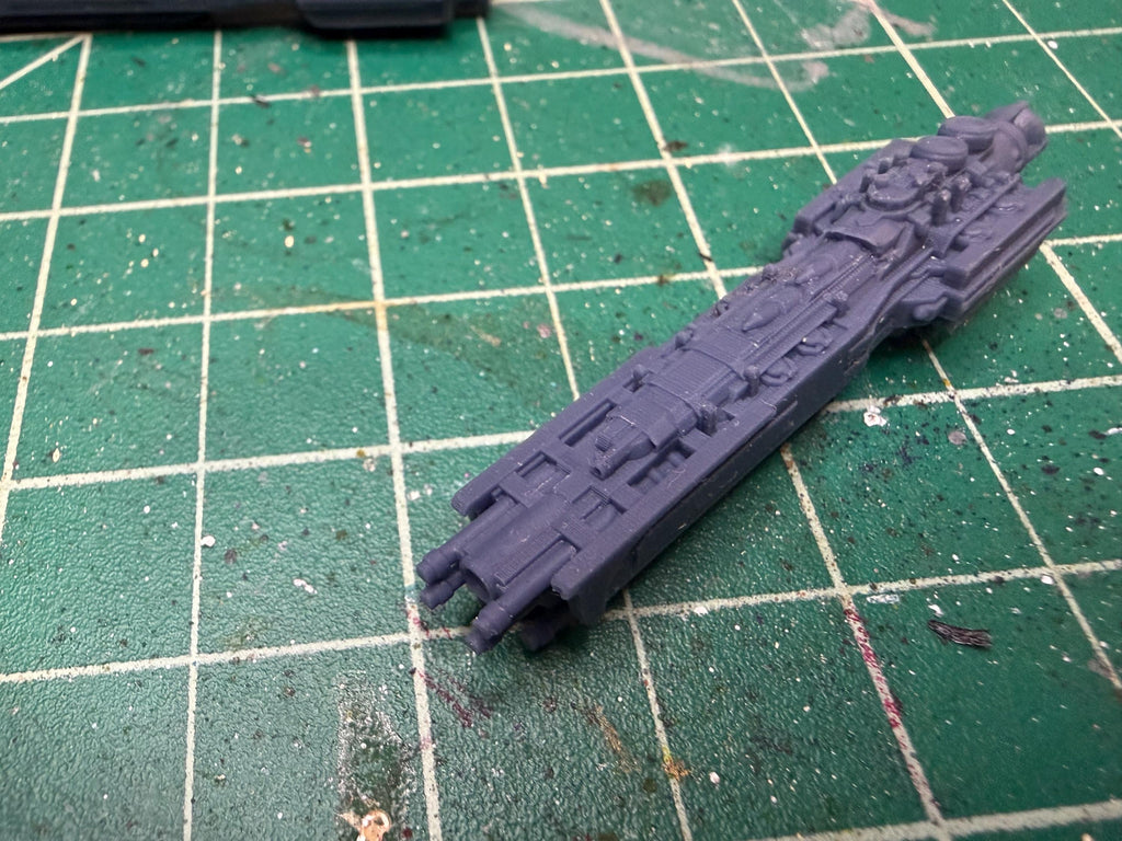 Goth Human Space Knight Frigate pack (3) for Onepagerules Warfleets