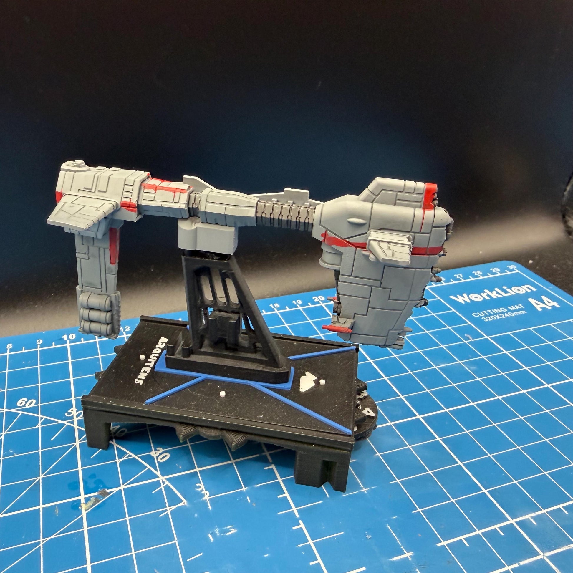 Resistance Nebulon-C "Anodyne" frigate for Star Wars Armada or other miniatures games 96mm