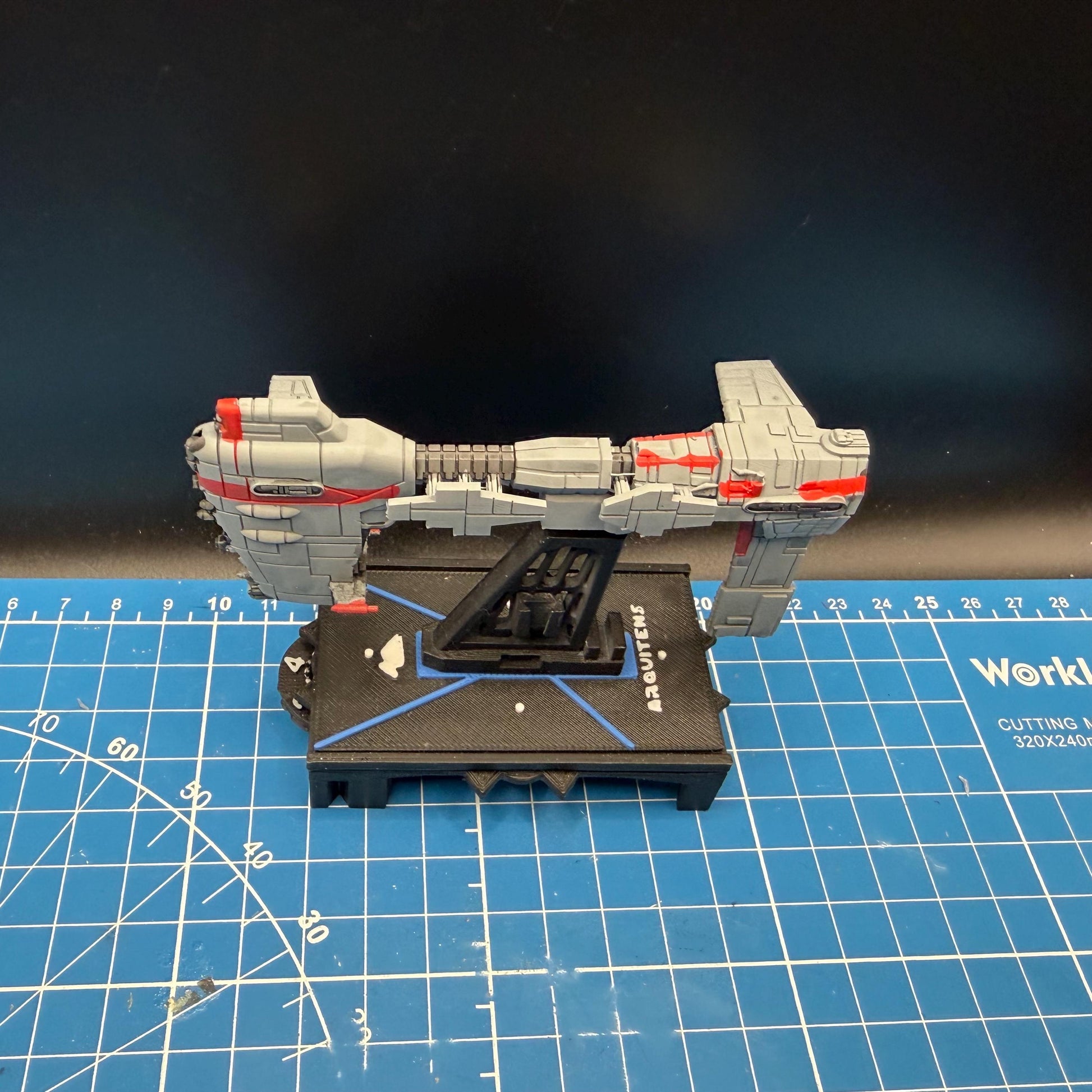 Resistance Nebulon-C "Anodyne" frigate for Star Wars Armada or other miniatures games 96mm