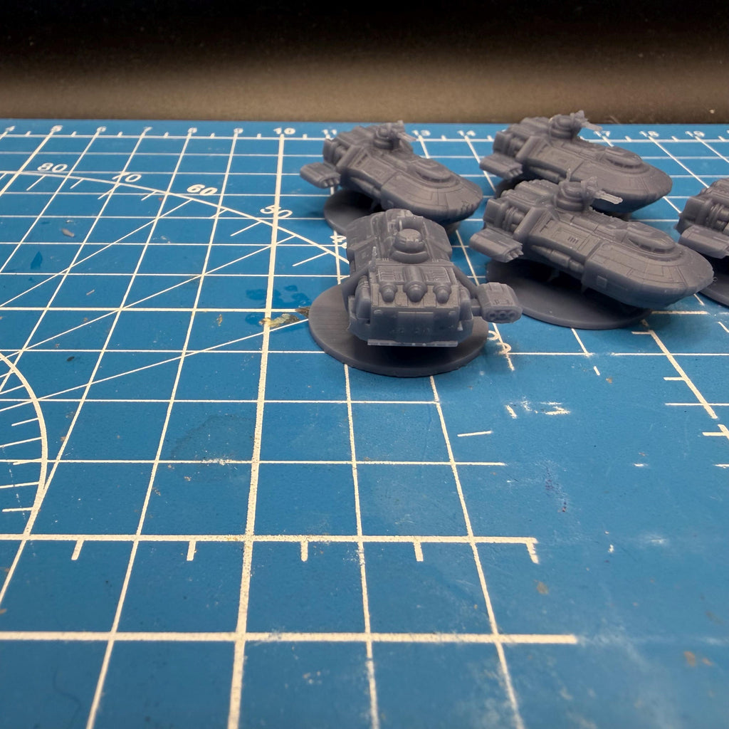 6mm Scale Rebel T1-B Hover Tank platoon (5)